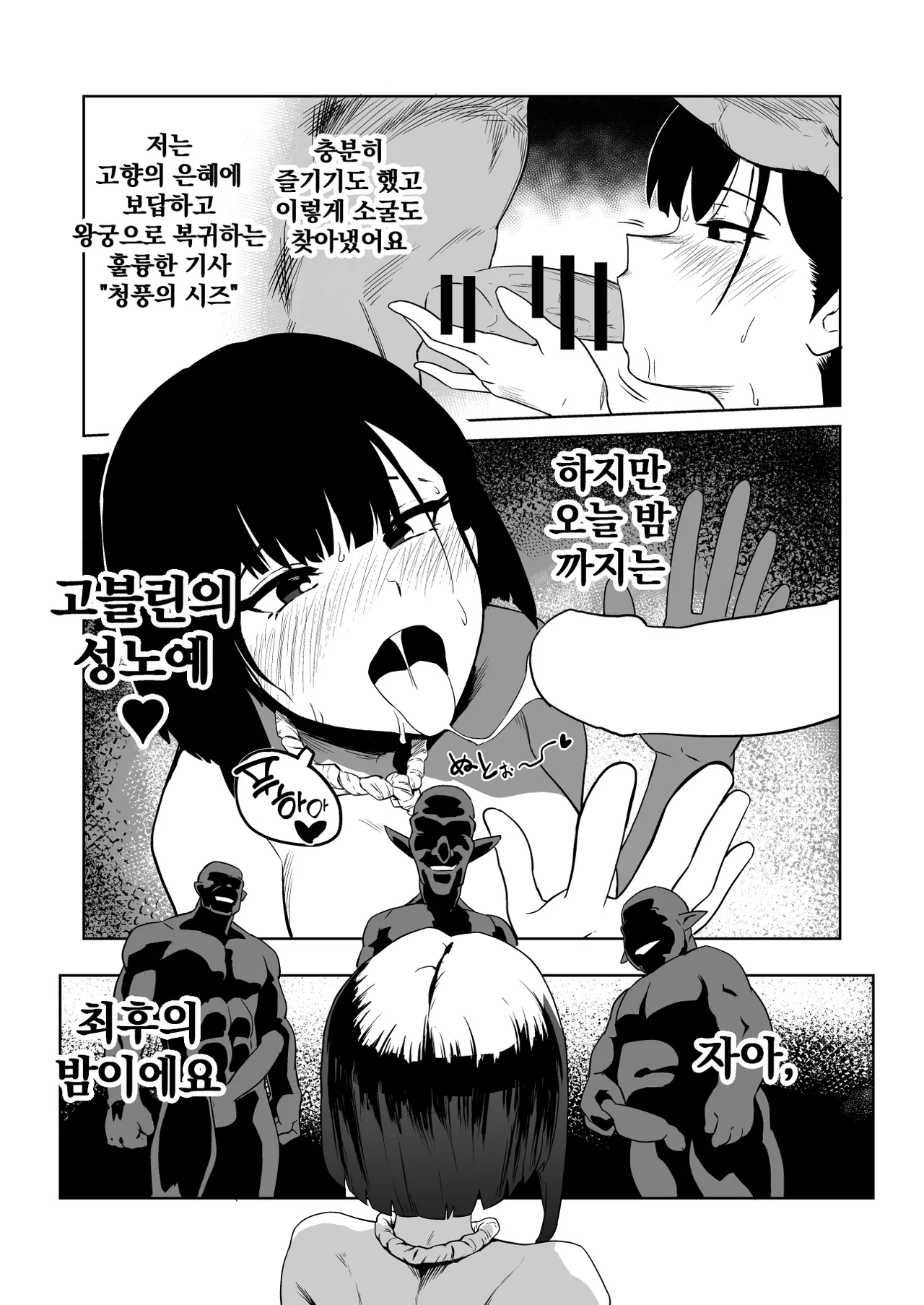 [Yamabatake (Yamabatake)] Zako-kan Nerai no Do-M Onna Kishi ga Hontou ni Goblin Dorei ni Sareru Hanashi Zenpen | 잡몹간이 목적인 도M 여기사가 정말로 고블린의 성노예가 되는 이야기 전편 [Korean] 이미지 번호 24