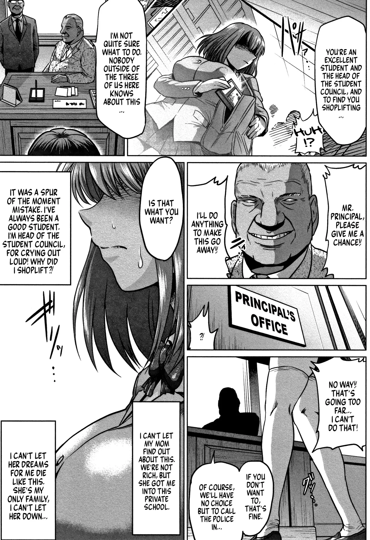 [Ahemaru] The Fall of the Student Council President (ENG) =TB= image number 1