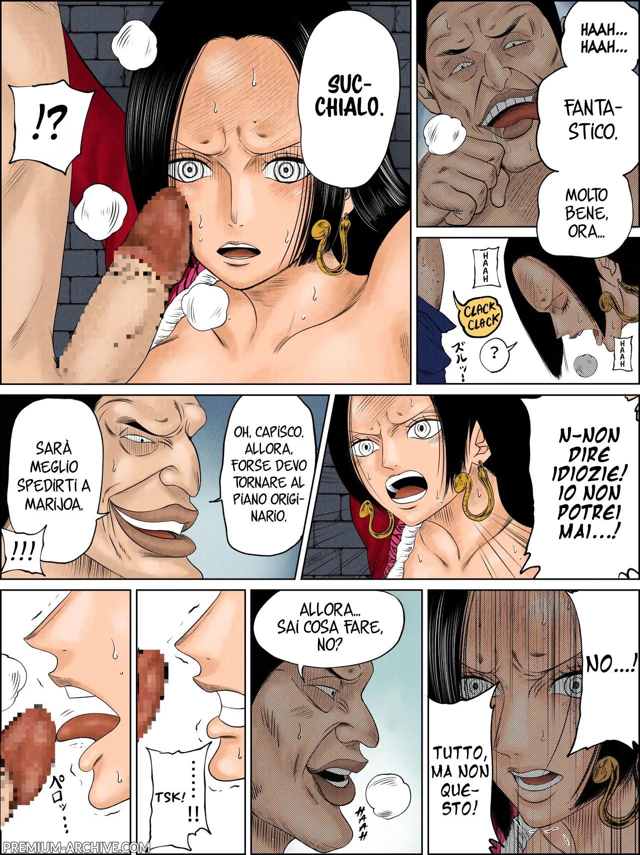[Azlight] Hancock Manga | La Schiava della Marina (One Piece) [Italian] image number 3