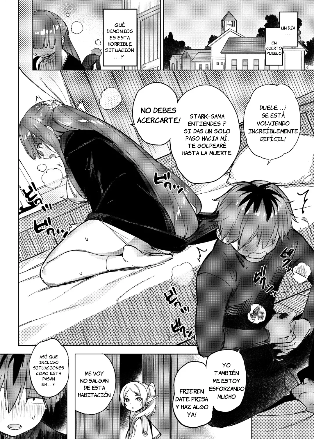 [Aokihoshi (Akaiguppy)] Stark-sama wa Ecchi~｜El Señor Starks Es Un Pervertido~ (Sousou no Frieren) [Spanish] [JFairy Traslate] [Digital] изображение № 9