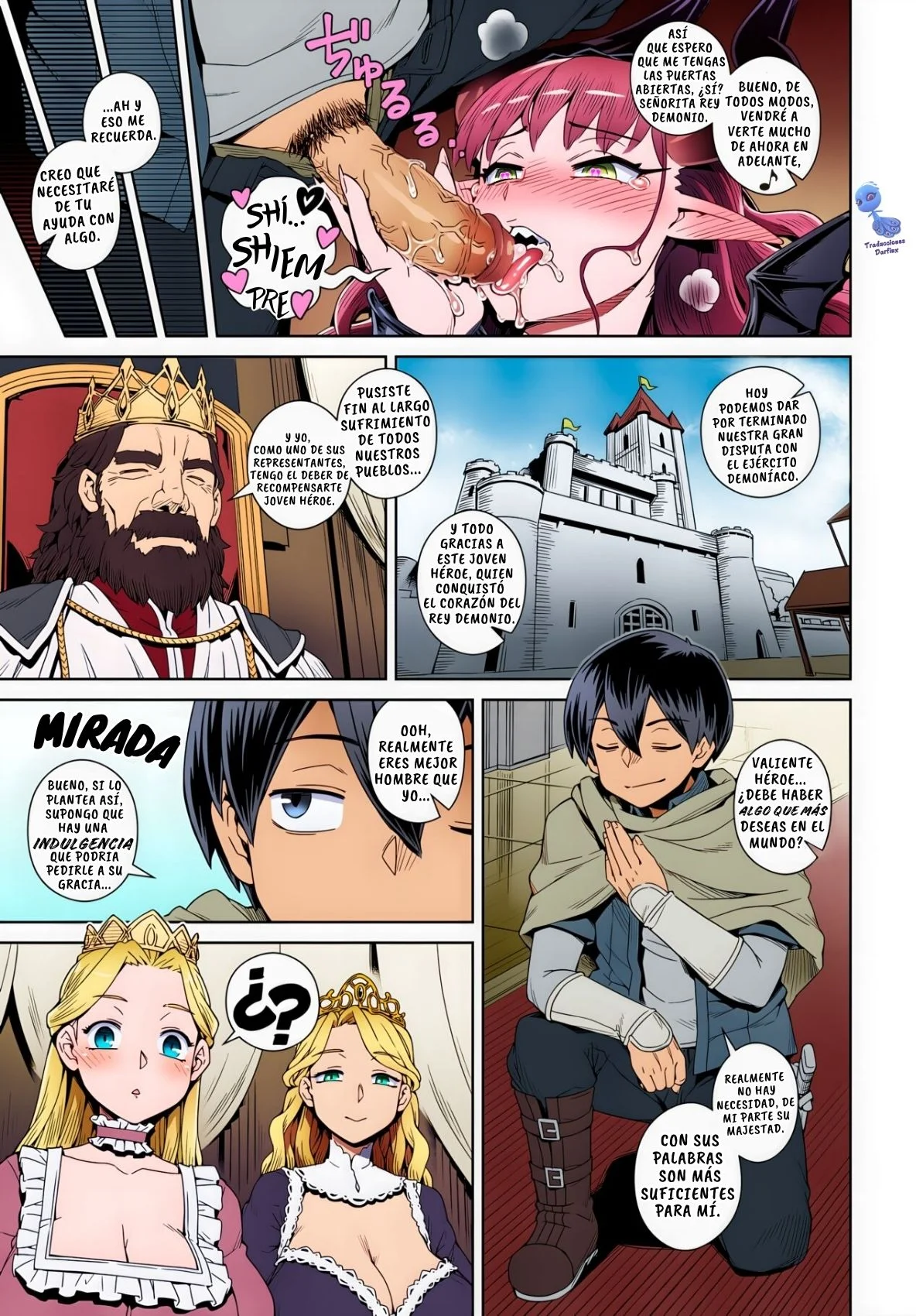 [Kousuke] Ero Smapho de Maou (Last Boss) Kouryaku｜Venciendo al Rey Demonio (El Último Jefe) con un Teléfono Inteligente Lascivo (COMIC Anthurium 2019-09) [Spanish] [Darfinxadan14] [Colorized] [Decensored] [Digital] 画像番号 28