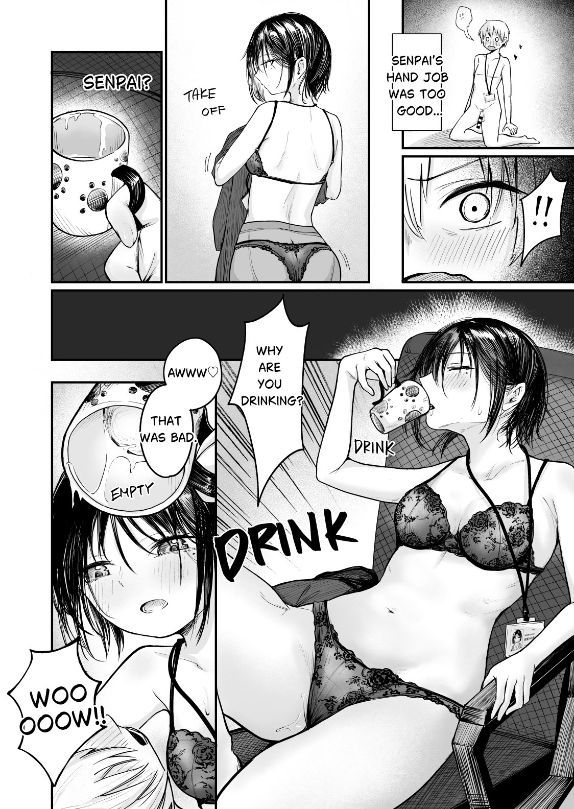 [mokataki_works (Mokataki)] Senpai! I'm Not Your Dildo! Uck! [English] numero di immagine  15