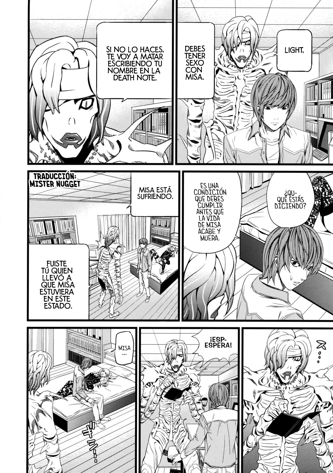 (C75) [Maniac Street (Black Olive)] DN (Death Note) [Decensored] [Spanish] [Mister Nugget] 5eme image