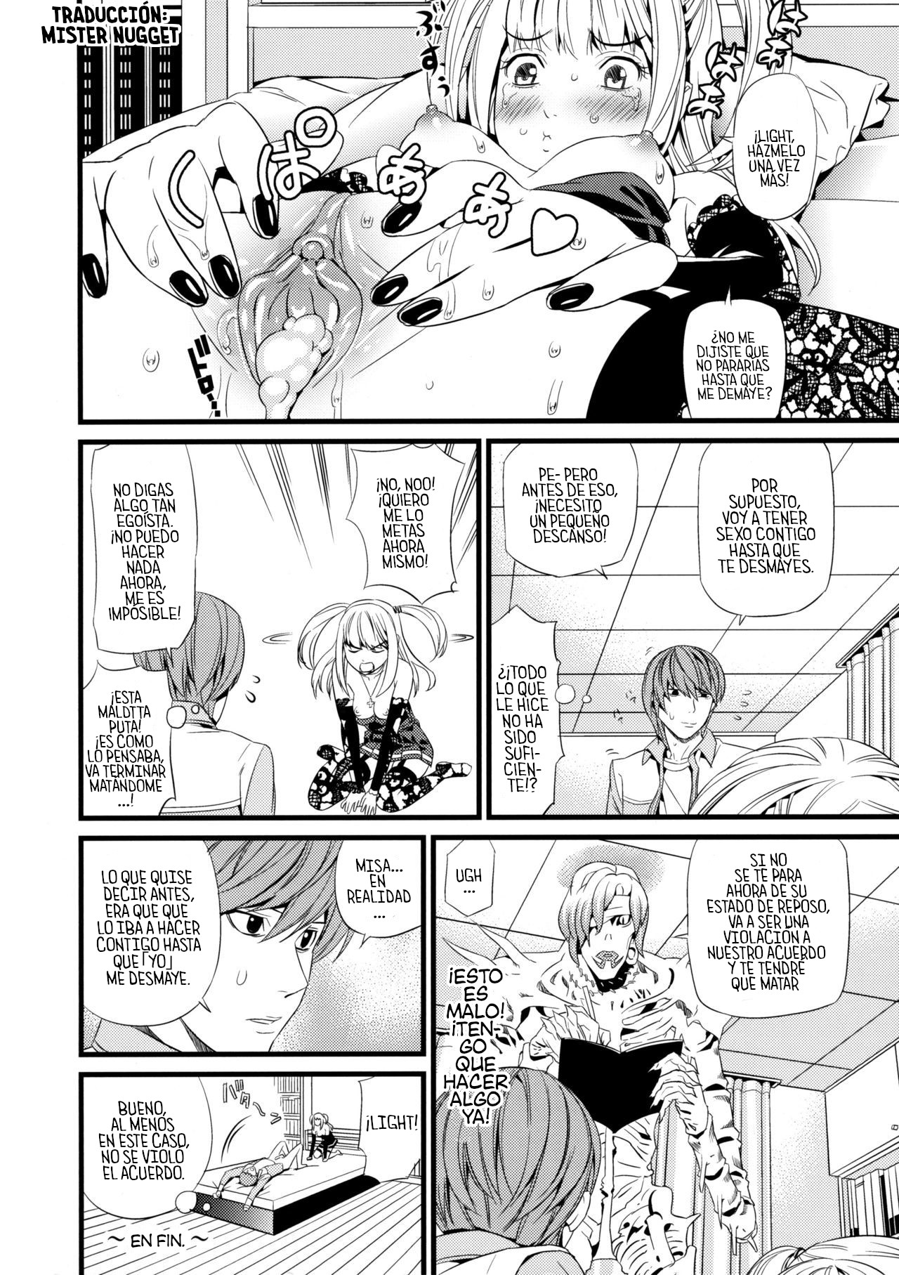 (C75) [Maniac Street (Black Olive)] DN (Death Note) [Decensored] [Spanish] [Mister Nugget] 33eme image