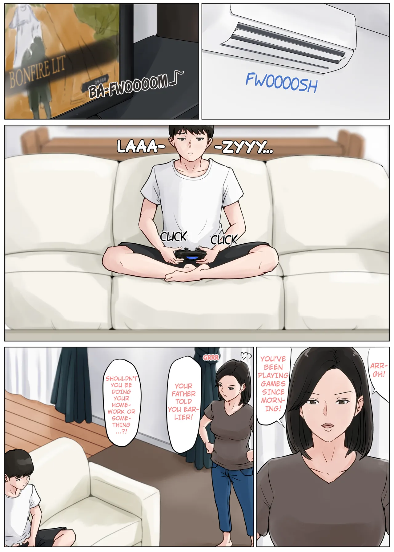 [Horsetail] Kaa-san Janakya Dame Nanda!! 3 ~Natsuyasumi Zenpen~ | Mother and No Other!! 3 ~Summer Holiday First Part~ [No Transparency] [English] numero di immagine  14