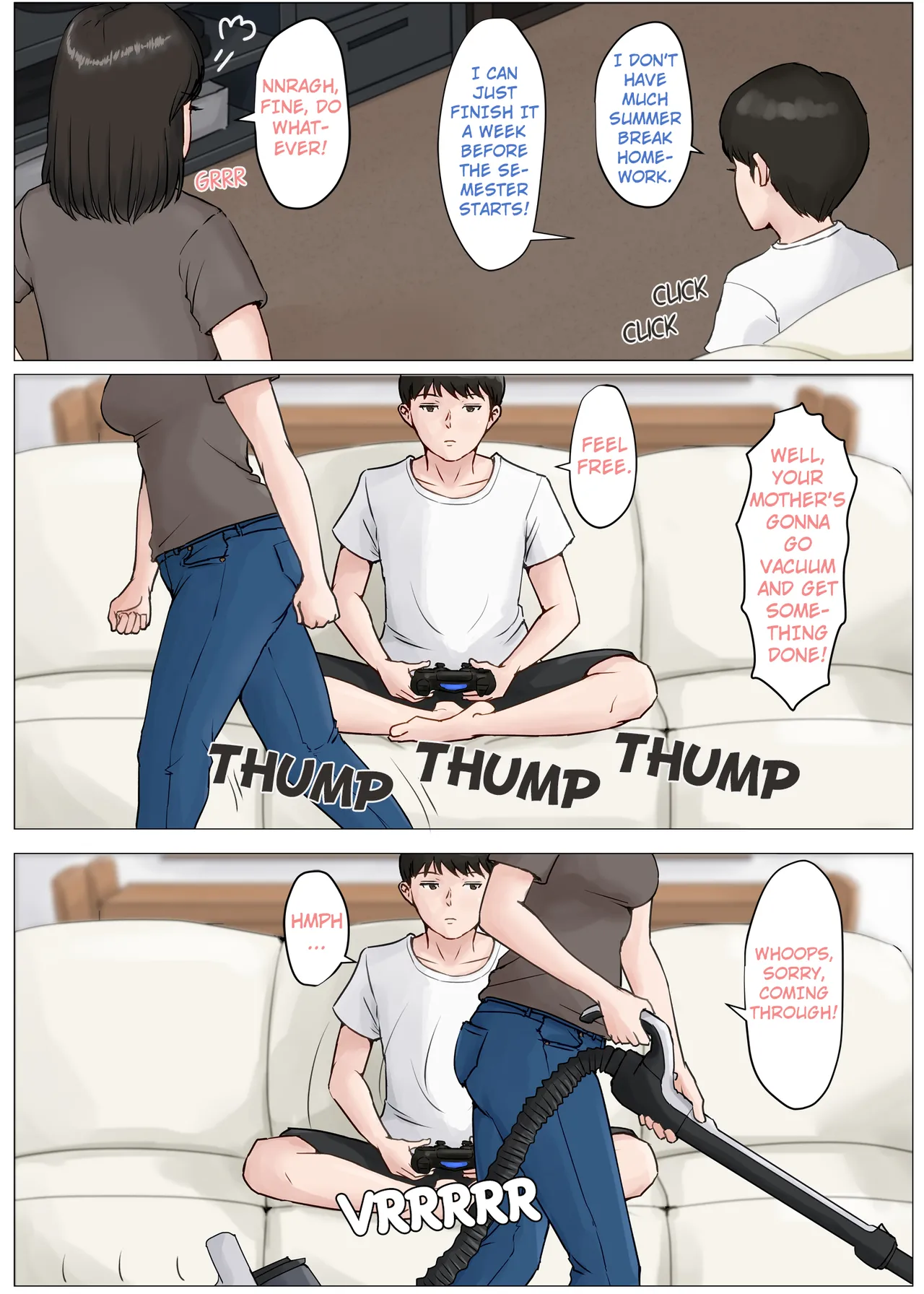 [Horsetail] Kaa-san Janakya Dame Nanda!! 3 ~Natsuyasumi Zenpen~ | Mother and No Other!! 3 ~Summer Holiday First Part~ [No Transparency] [English] numero di immagine  15