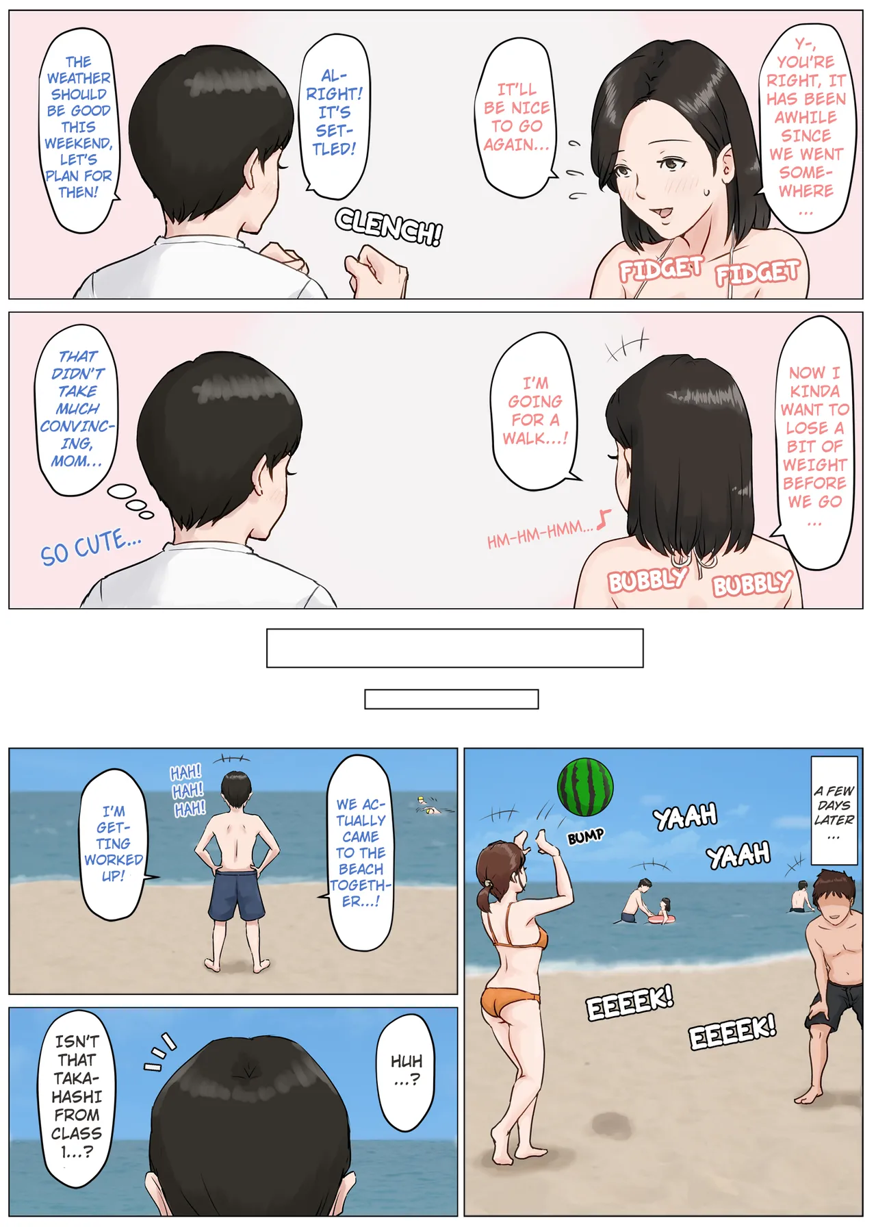 [Horsetail] Kaa-san Janakya Dame Nanda!! 3 ~Natsuyasumi Zenpen~ | Mother and No Other!! 3 ~Summer Holiday First Part~ [No Transparency] [English] numero di immagine  30
