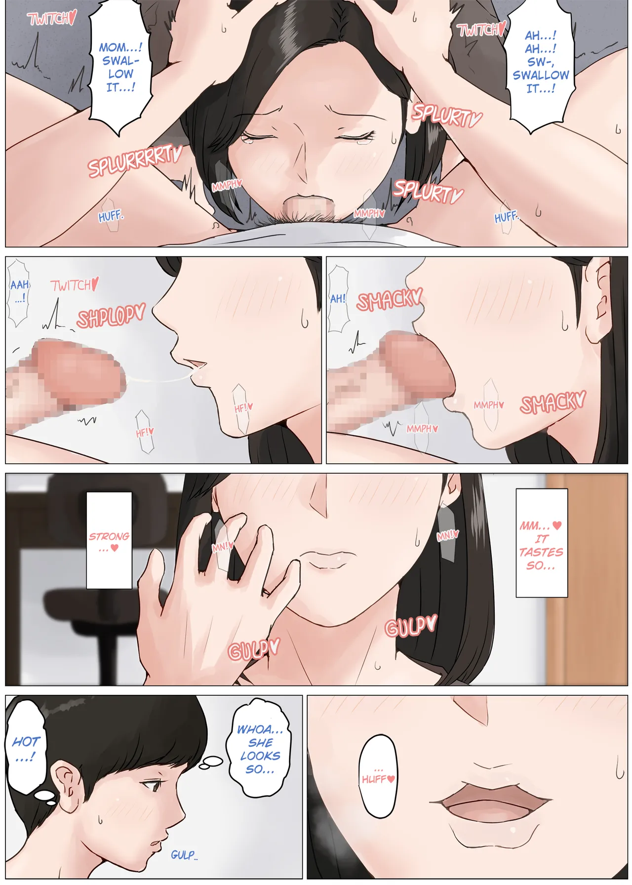 [Horsetail] Kaa-san Janakya Dame Nanda!! 3 ~Natsuyasumi Zenpen~ | Mother and No Other!! 3 ~Summer Holiday First Part~ [With transparency] [English] Bildnummer 11