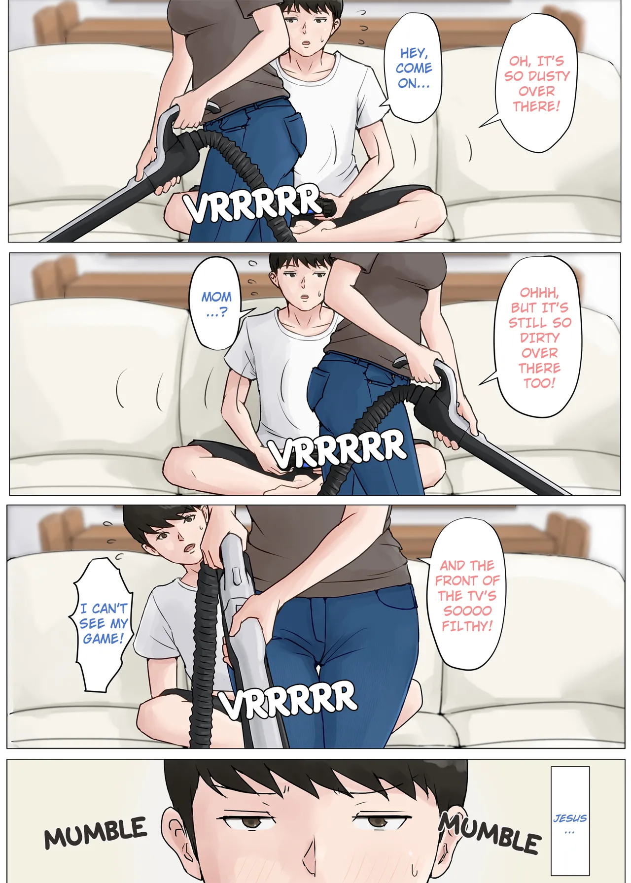 [Horsetail] Kaa-san Janakya Dame Nanda!! 3 ~Natsuyasumi Zenpen~ | Mother and No Other!! 3 ~Summer Holiday First Part~ [With transparency] [English] Bildnummer 16