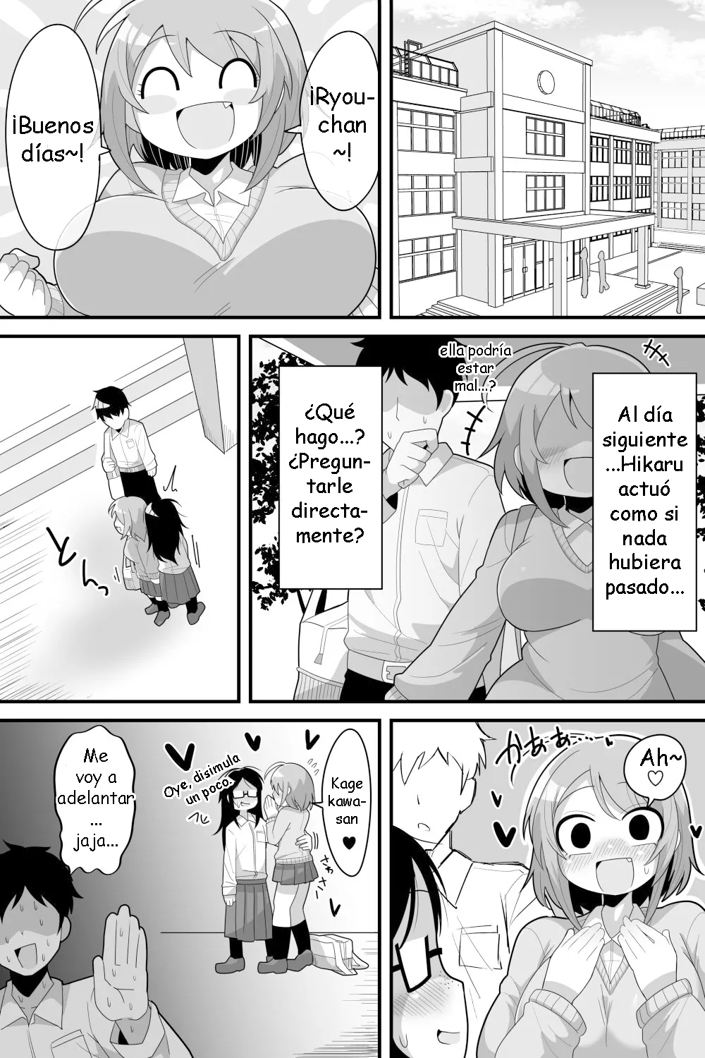 [Dakkoku Kidoutai S.A.C (Dakkoku Jiro)] Futanari Nekura Onna ni Boku ga Ki ni Natteta Onnanoko-tachi o Kyokon Chinpo de Netorareru Hanashi [Spanish] [Sakilovex] image number 16