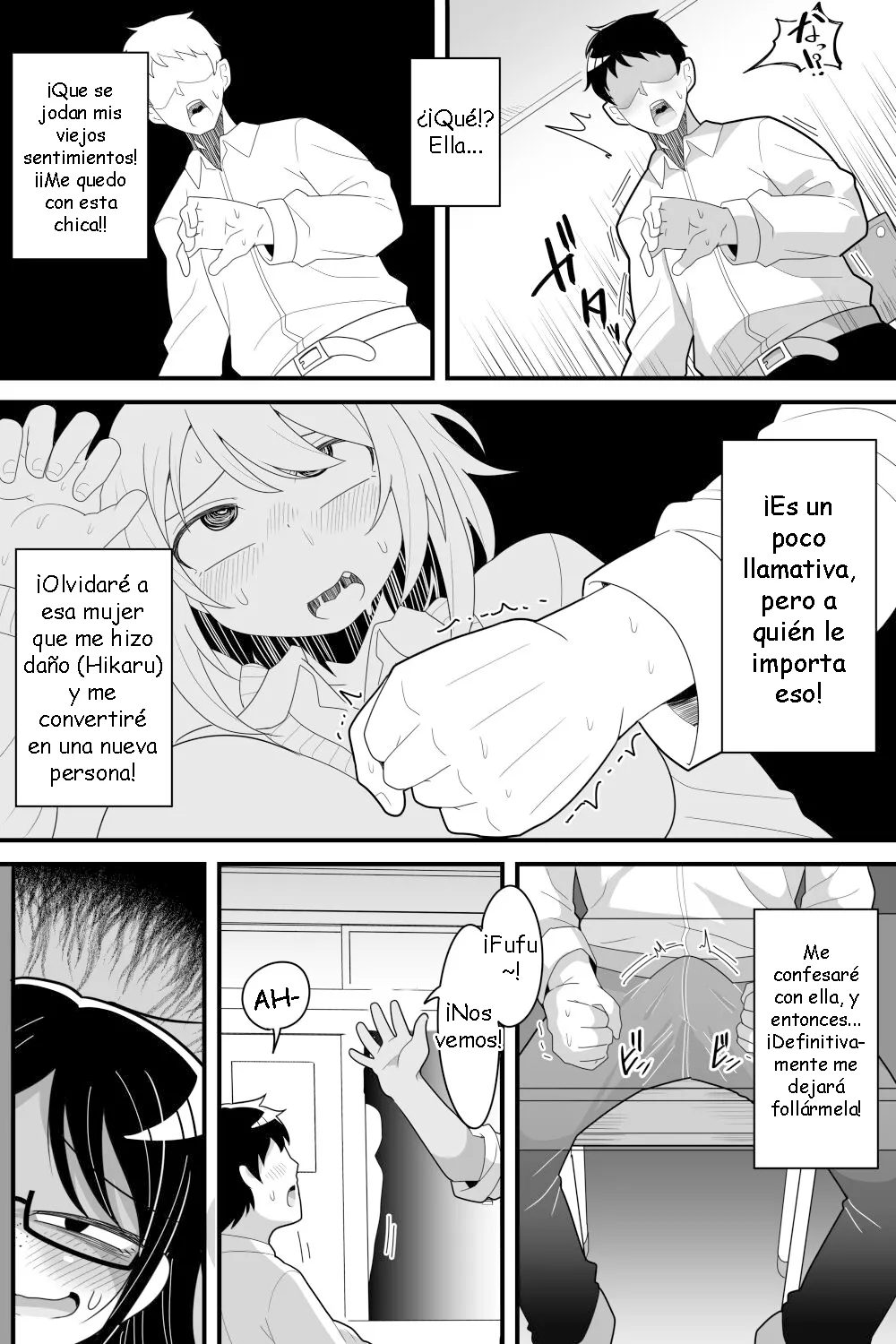 [Dakkoku Kidoutai S.A.C (Dakkoku Jiro)] Futanari Nekura Onna ni Boku ga Ki ni Natteta Onnanoko-tachi o Kyokon Chinpo de Netorareru Hanashi [Spanish] [Sakilovex] image number 19