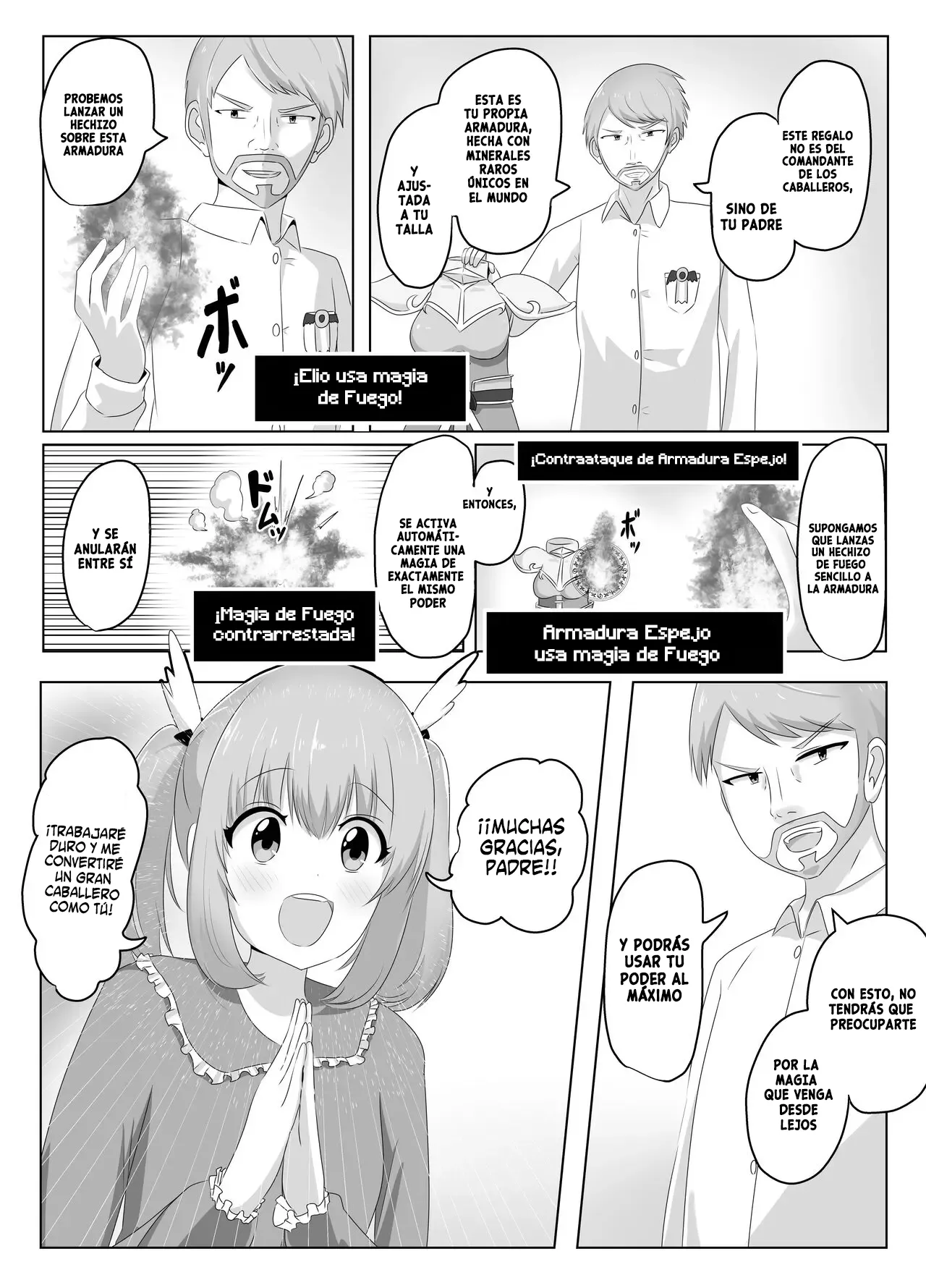 [C Hange (hangesho)] La Caballero que perdió todo a mano de los Goblins [Spanish] изображение № 5