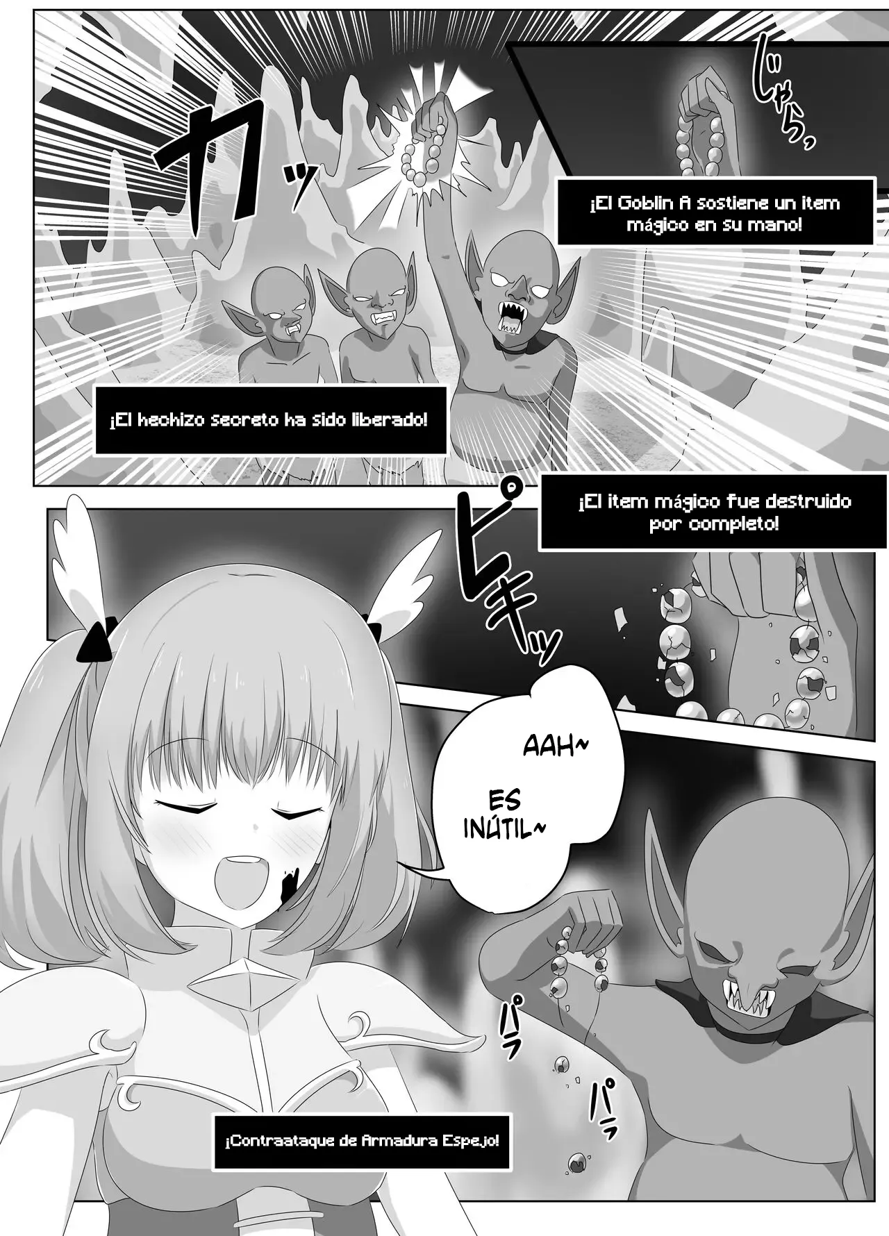 [C Hange (hangesho)] La Caballero que perdió todo a mano de los Goblins [Spanish] изображение № 13