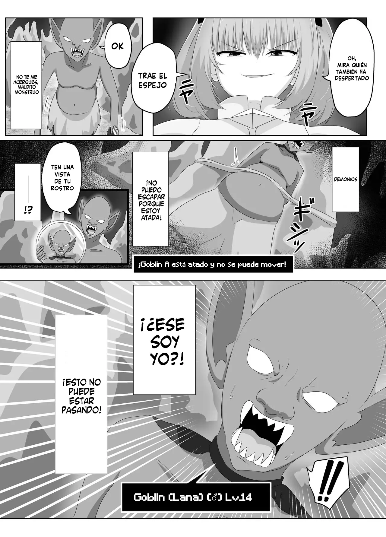 [C Hange (hangesho)] La Caballero que perdió todo a mano de los Goblins [Spanish] изображение № 18