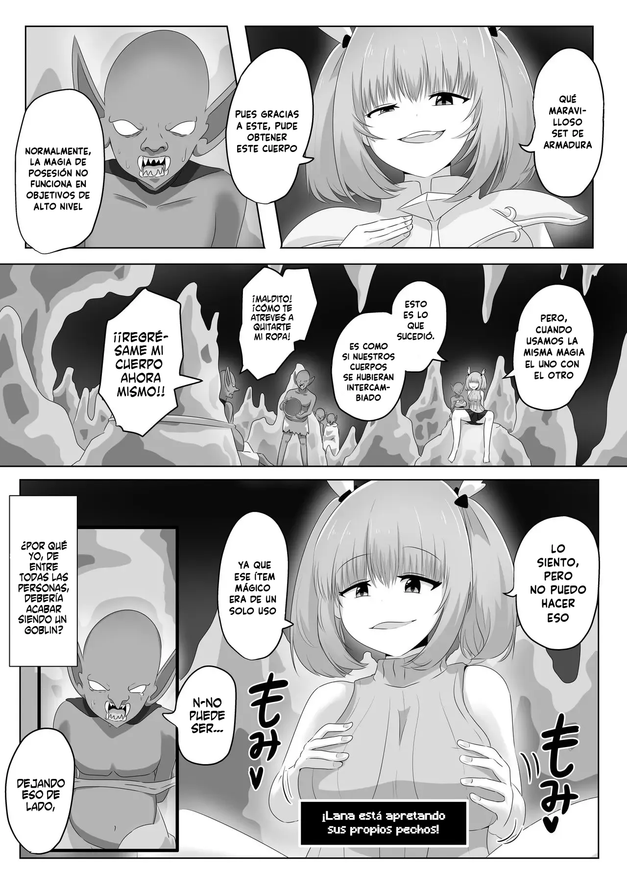 [C Hange (hangesho)] La Caballero que perdió todo a mano de los Goblins [Spanish] изображение № 19