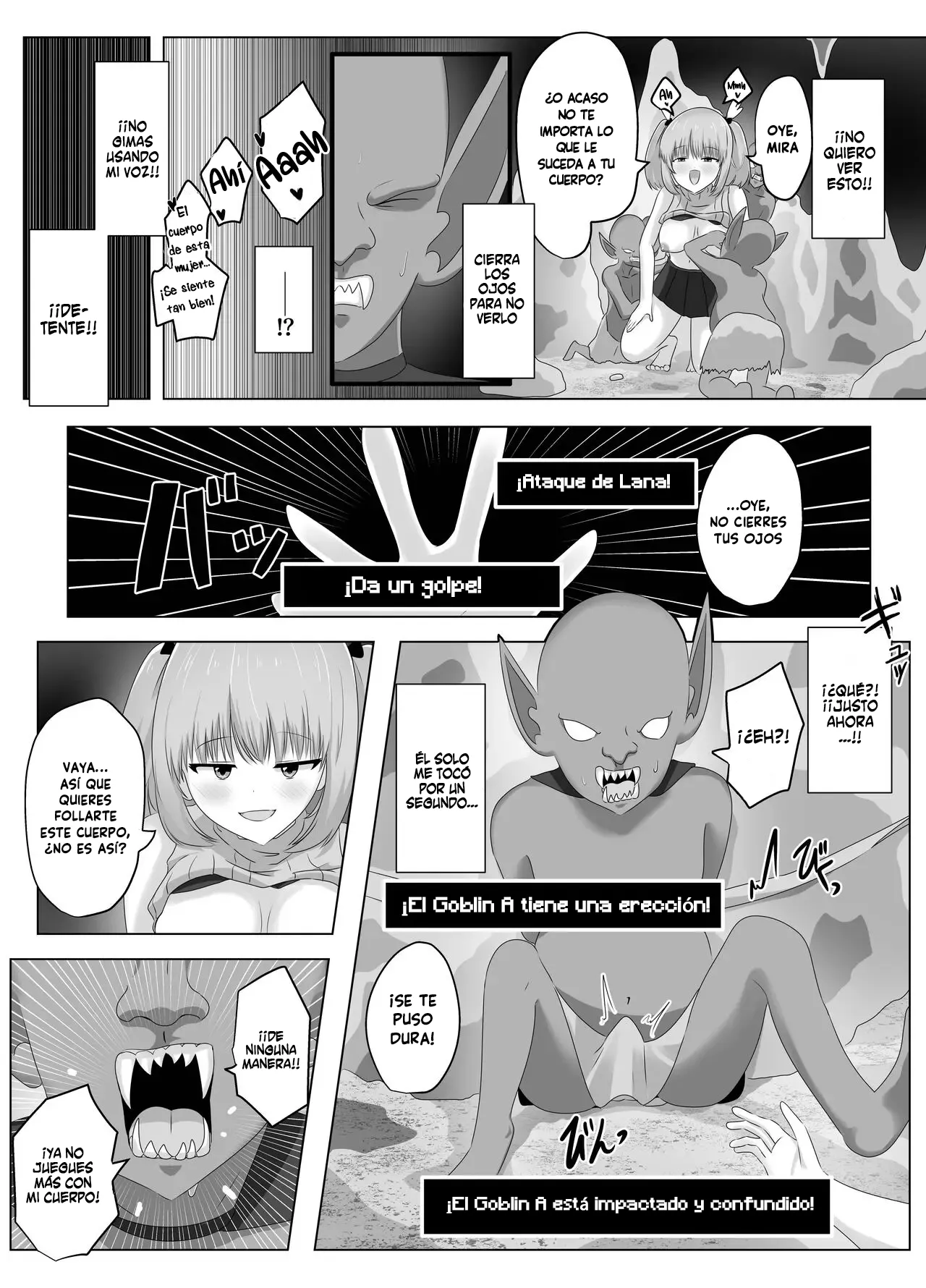 [C Hange (hangesho)] La Caballero que perdió todo a mano de los Goblins [Spanish] изображение № 21