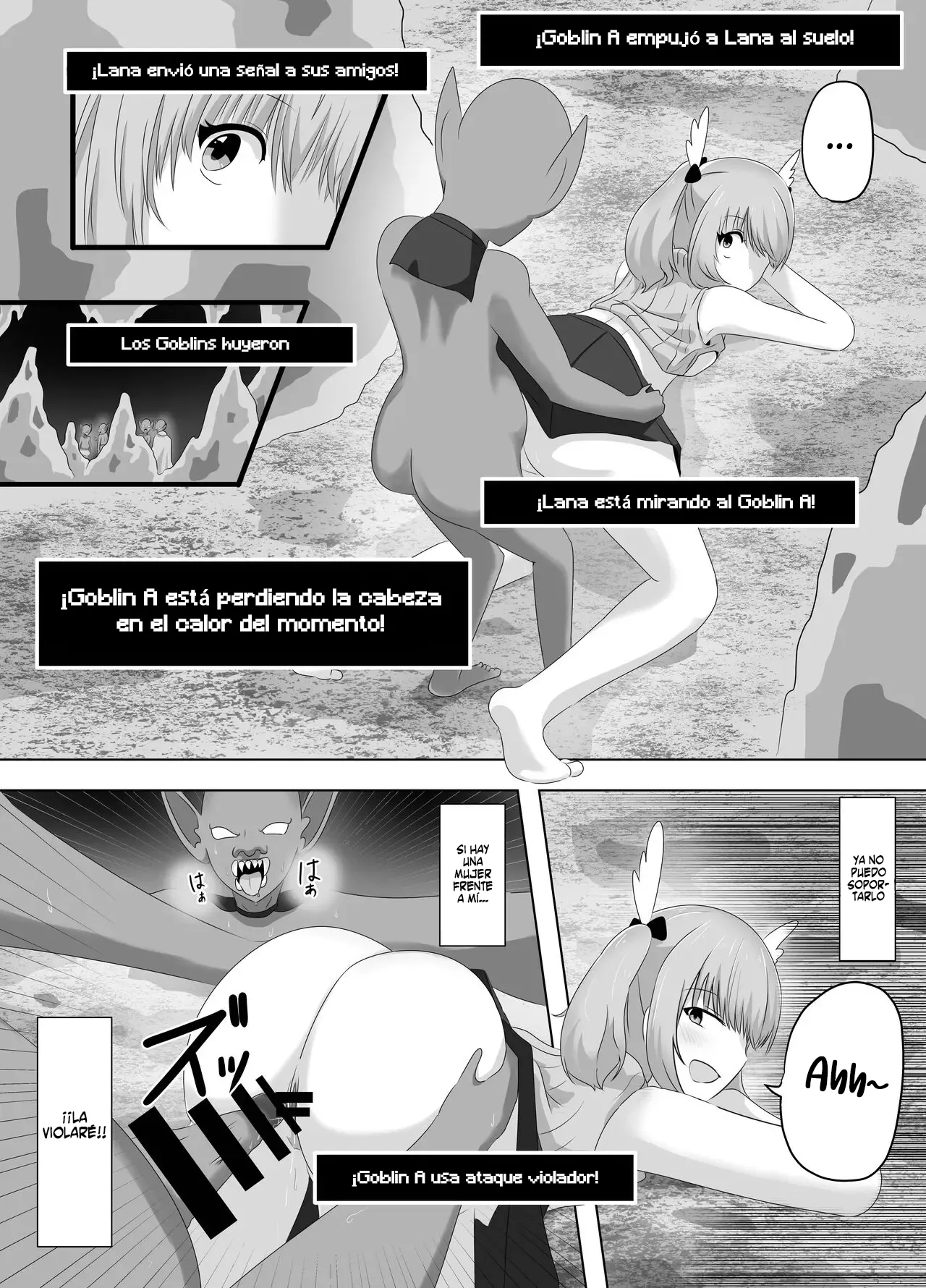 [C Hange (hangesho)] La Caballero que perdió todo a mano de los Goblins [Spanish] изображение № 29