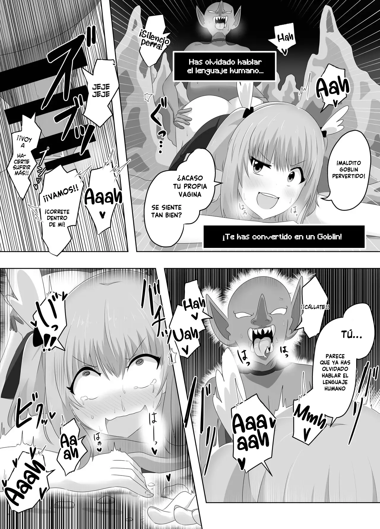 [C Hange (hangesho)] La Caballero que perdió todo a mano de los Goblins [Spanish] изображение № 30