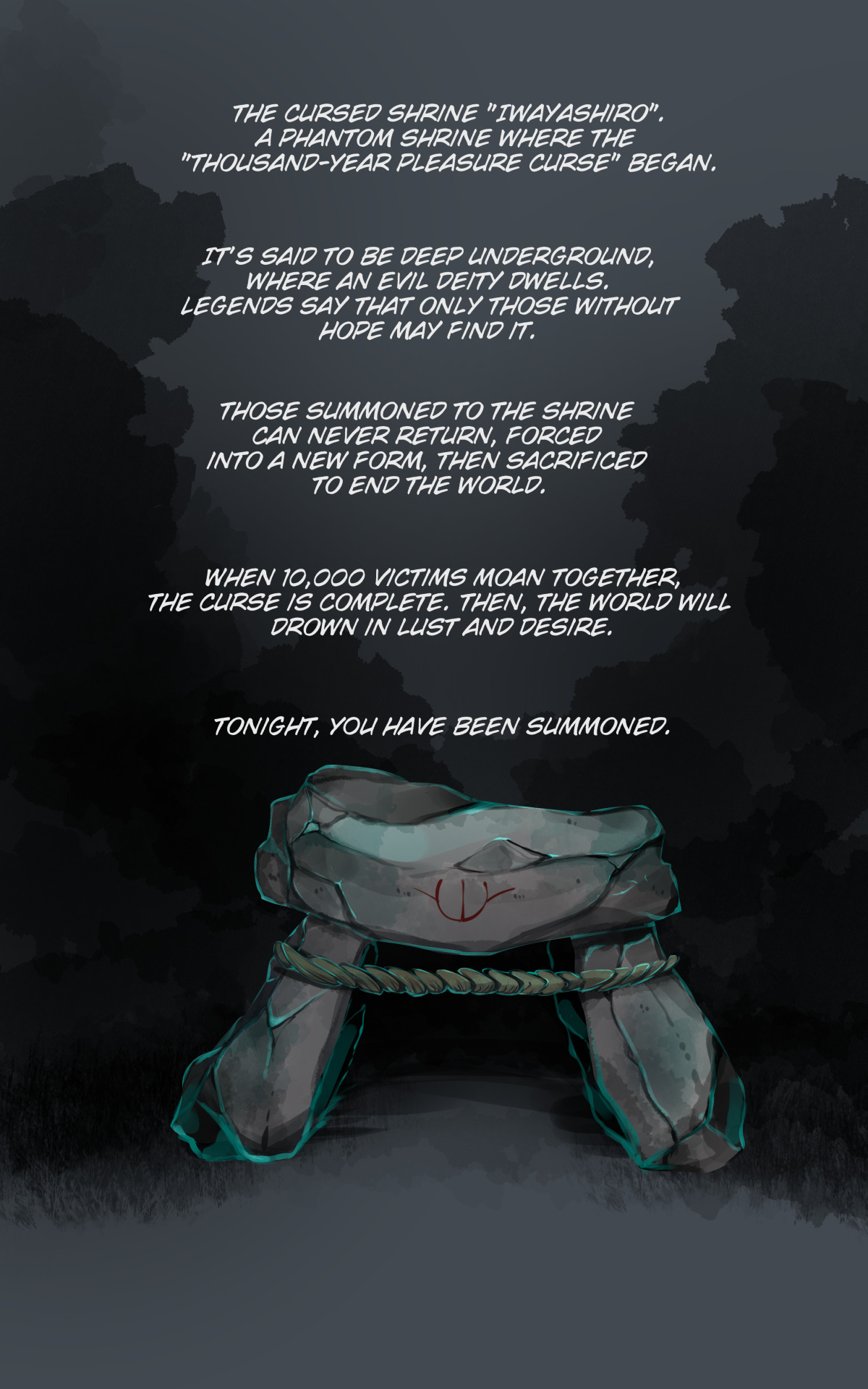 [やせうまロール]淫神様にラバー人外牝牛にされて快楽のこと以外考えられなくなるまんがーシロハダの呪肉ー[英訳] Bildnummer 3