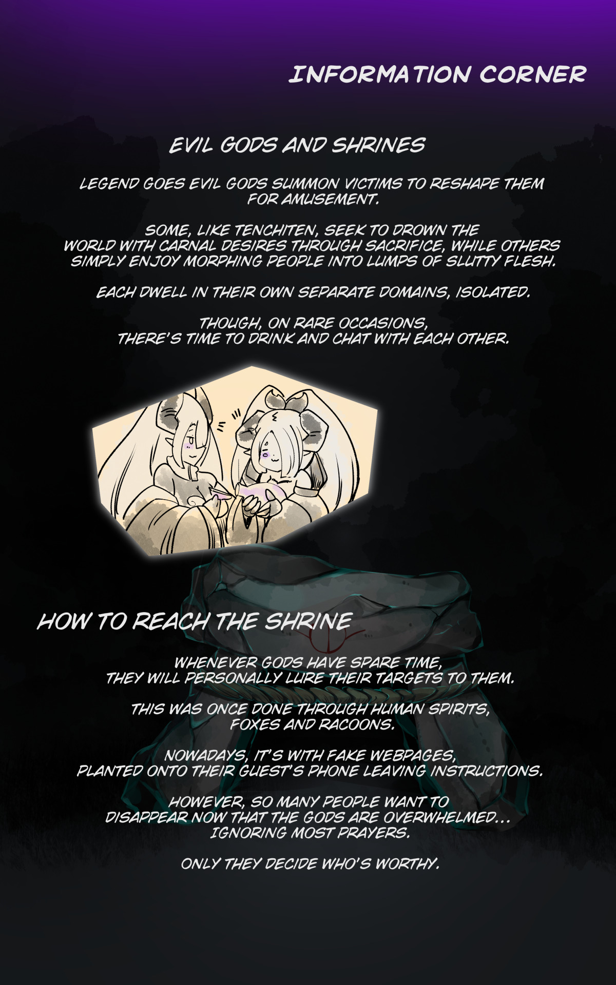 [やせうまロール]淫神様にラバー人外牝牛にされて快楽のこと以外考えられなくなるまんがーシロハダの呪肉ー[英訳] Bildnummer 25