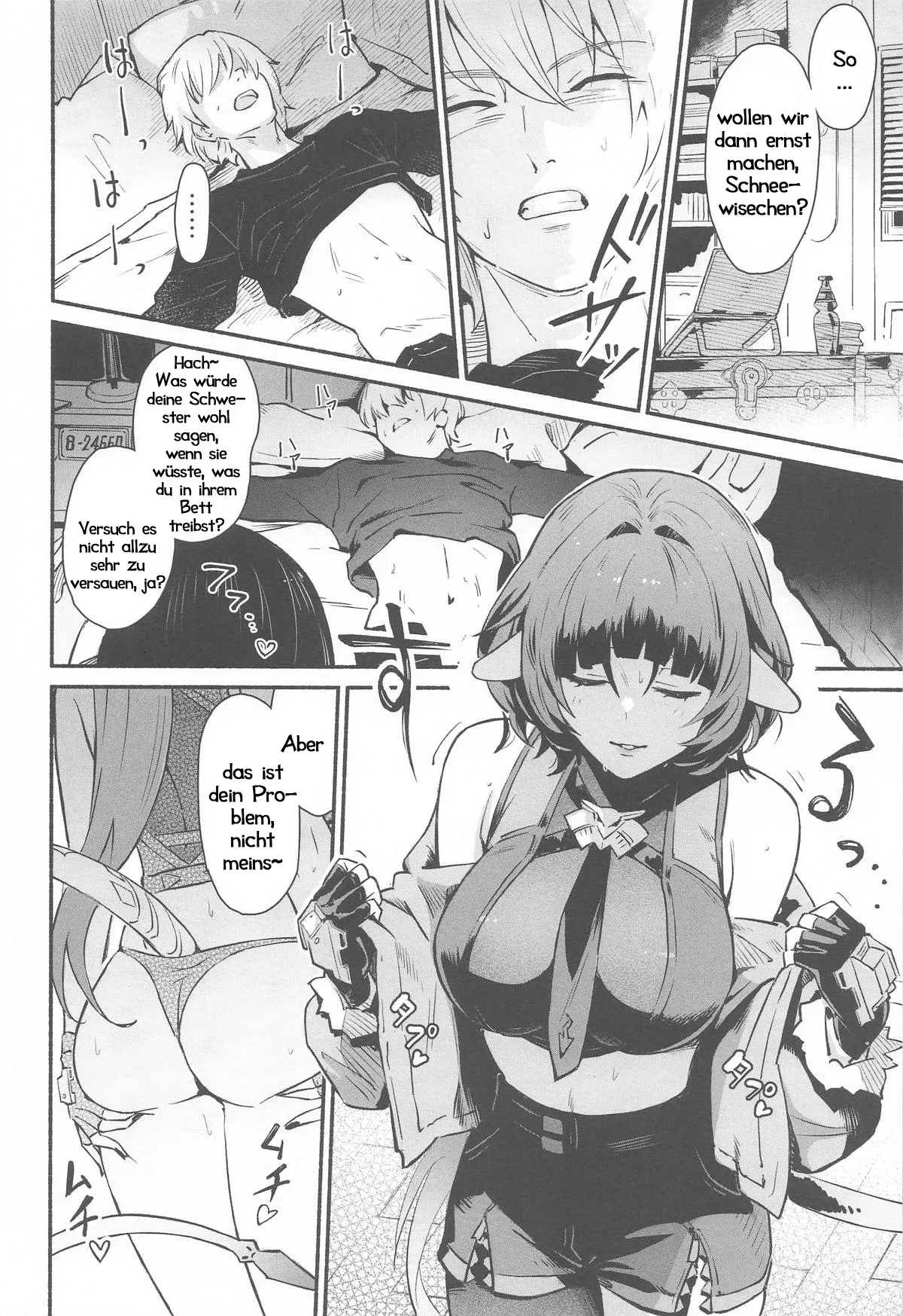 (C105) [Shiro no Ie (Yochiki)] TEMPTATION (Zenless Zone Zero)  [German] [Haigen] 图片编号 13