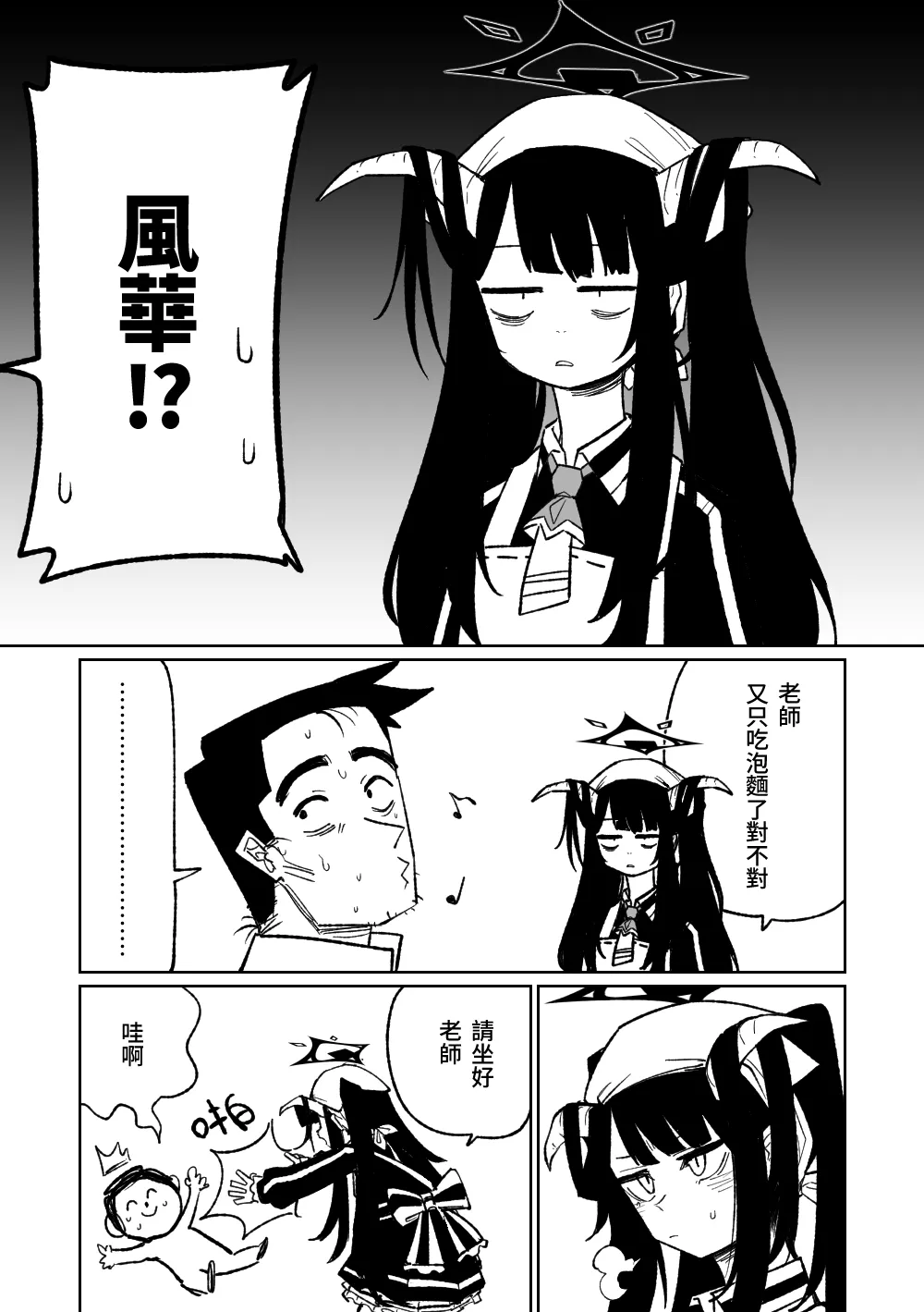 [朝比奈吉利] フウカに管理されちゃった | 被風華管理ㄌ (ブルーアーカイブ) [中国語] [Decensored] 图片编号 1