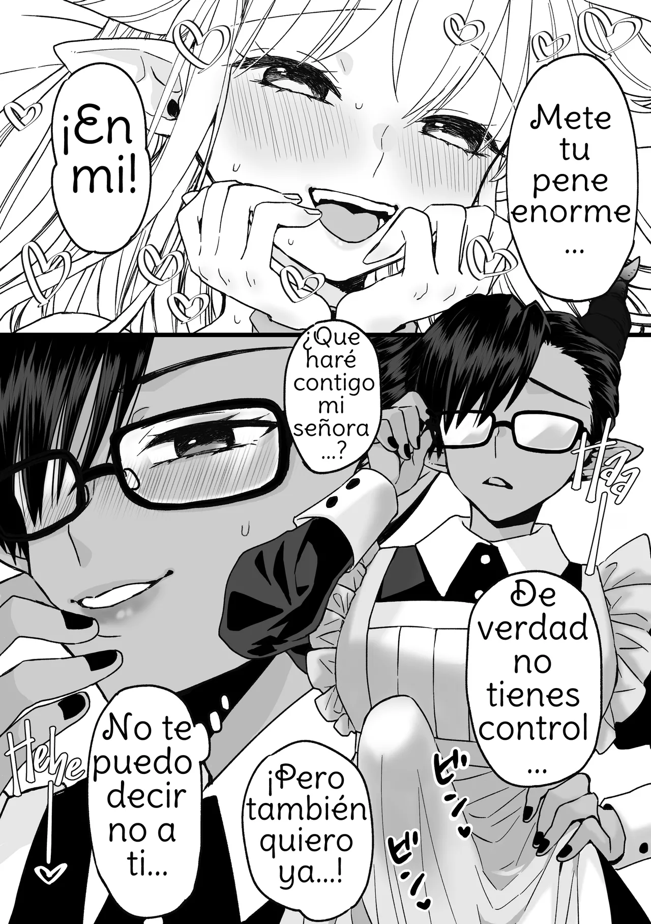 [TriangleMonster] My Maid Has A Bottomless Libido Spanish [Amaterasu] Bildnummer 13