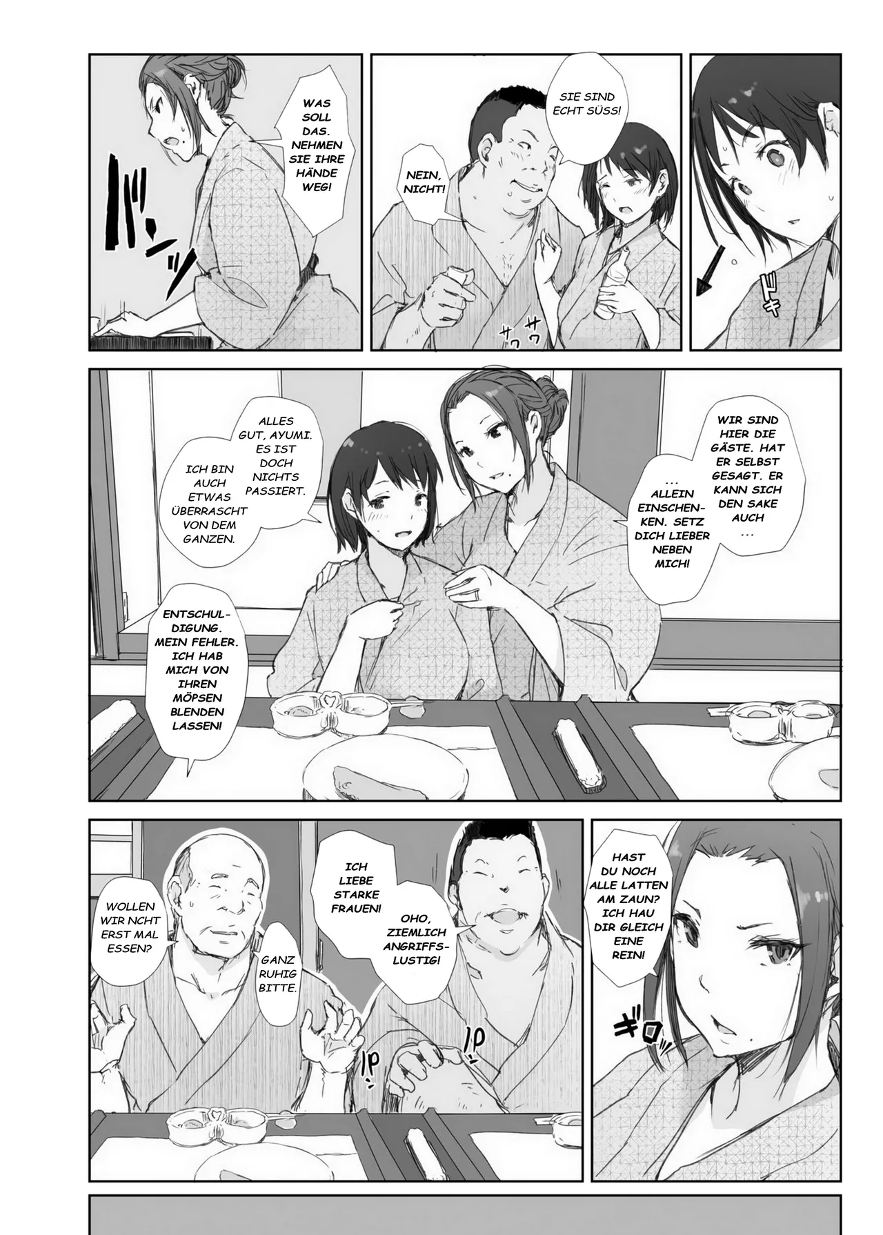 [Arakureta Monotachi (Arakure)] Netorareta Hitozuma to Netorareru Hitozuma [German] [Decensored] [Digital] imagen número 10