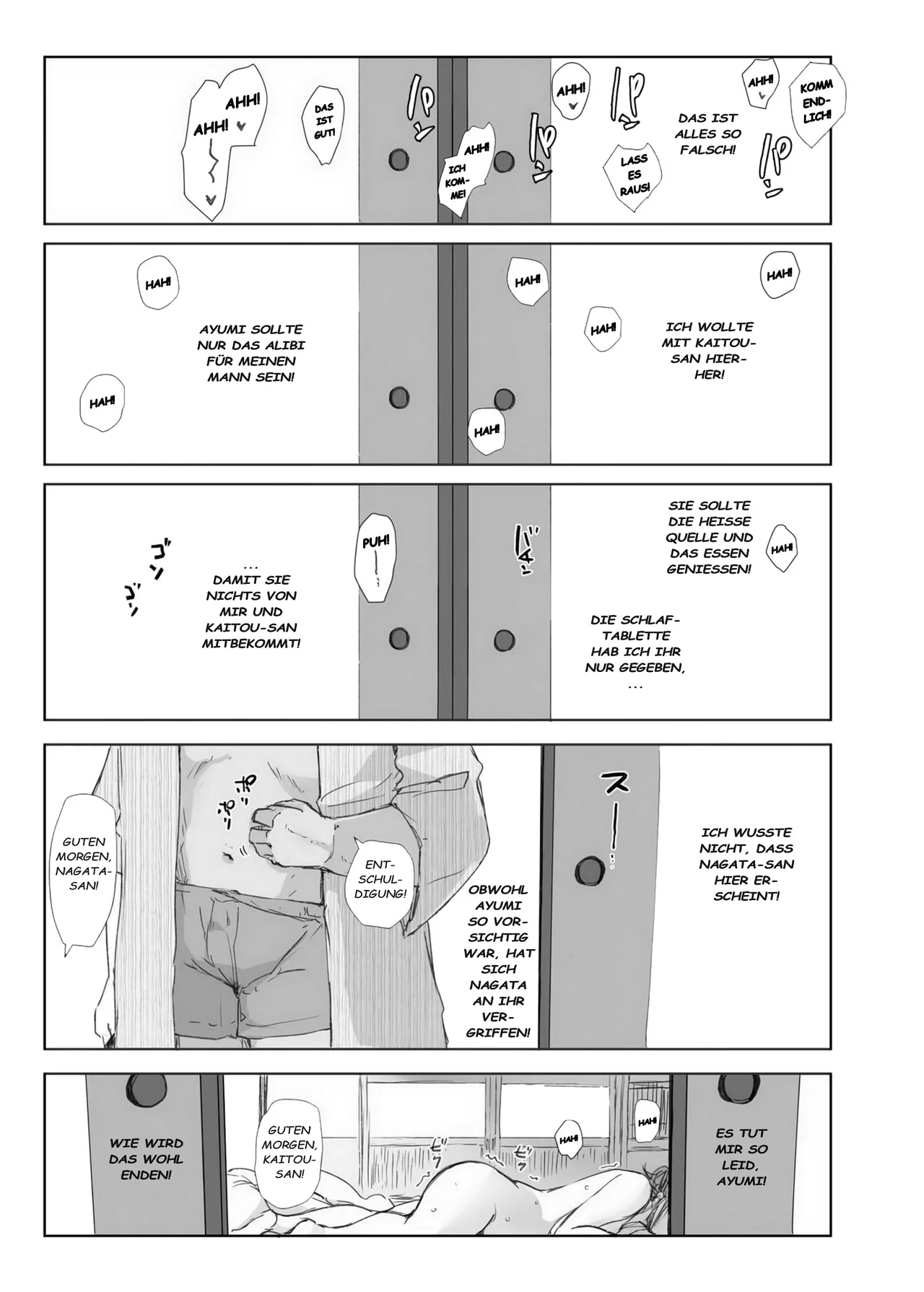 [Arakureta Monotachi (Arakure)] Netorareta Hitozuma to Netorareru Hitozuma [German] [Decensored] [Digital] imagen número 37