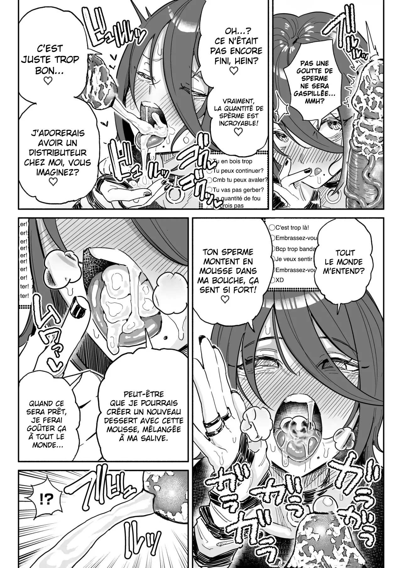 [Chiratsuki Silhouette (Yuuki Fuumi)] Chin Kagi Kei Haishinsha Isshuukan Chinkasu Zamen Seikatsu | une streameuse obsédée par les bites a passé une semaine à manger du sperme et du smegma. [French] [pape245] [Decensored] numero di immagine  8