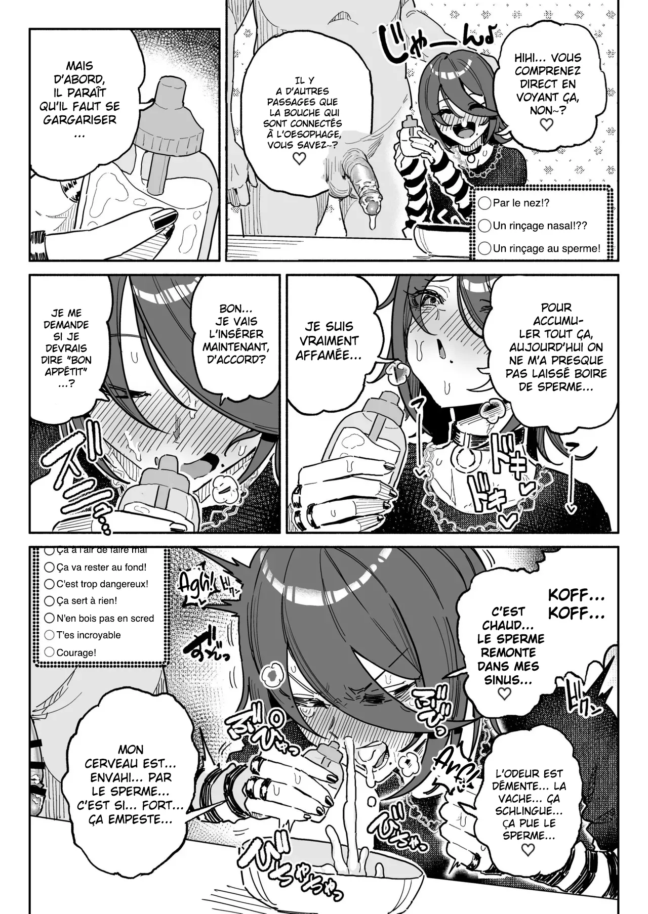 [Chiratsuki Silhouette (Yuuki Fuumi)] Chin Kagi Kei Haishinsha Isshuukan Chinkasu Zamen Seikatsu | une streameuse obsédée par les bites a passé une semaine à manger du sperme et du smegma. [French] [pape245] [Decensored] numero di immagine  11