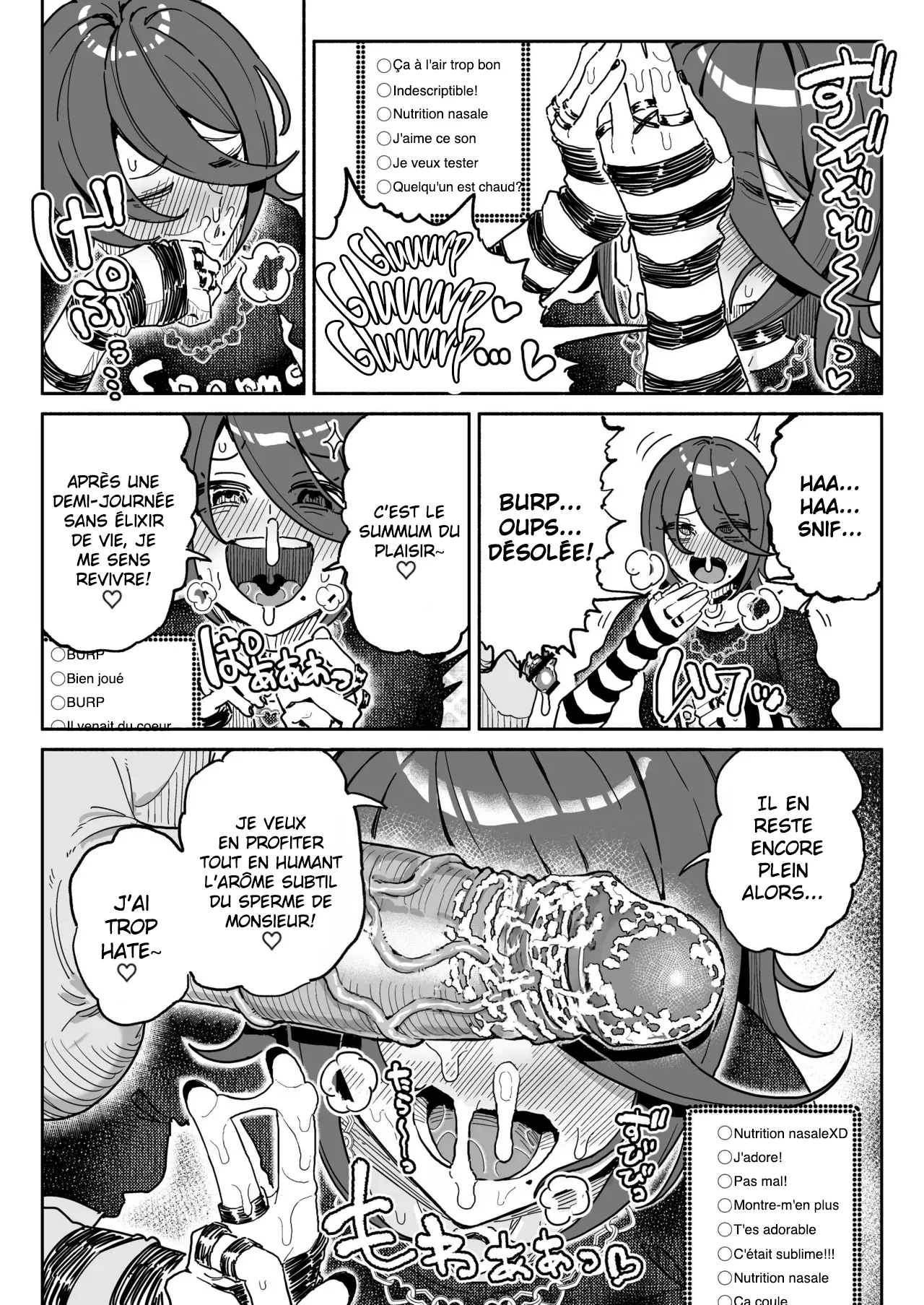 [Chiratsuki Silhouette (Yuuki Fuumi)] Chin Kagi Kei Haishinsha Isshuukan Chinkasu Zamen Seikatsu | une streameuse obsédée par les bites a passé une semaine à manger du sperme et du smegma. [French] [pape245] [Decensored] numero di immagine  13