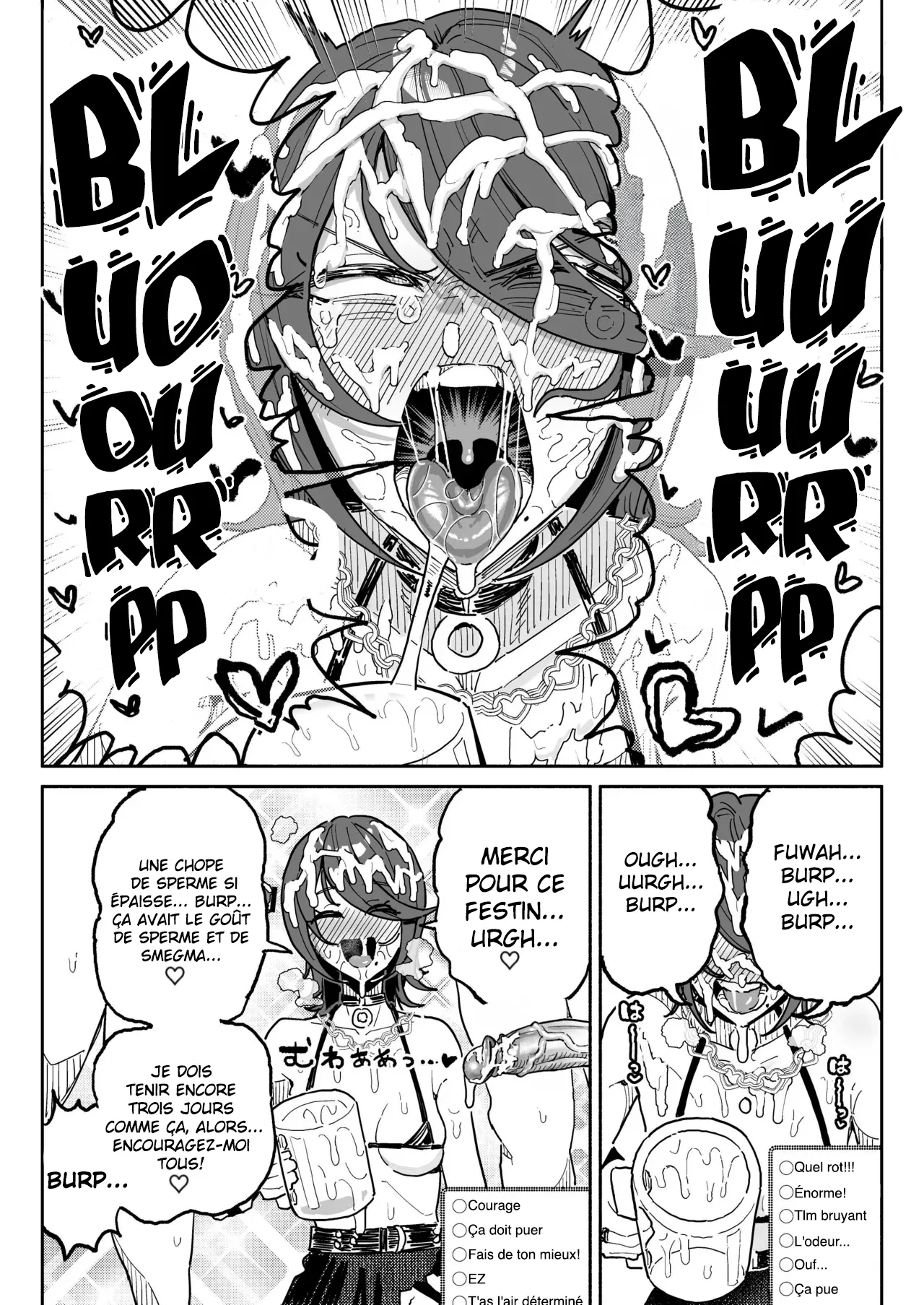 [Chiratsuki Silhouette (Yuuki Fuumi)] Chin Kagi Kei Haishinsha Isshuukan Chinkasu Zamen Seikatsu | une streameuse obsédée par les bites a passé une semaine à manger du sperme et du smegma. [French] [pape245] [Decensored] numero di immagine  17