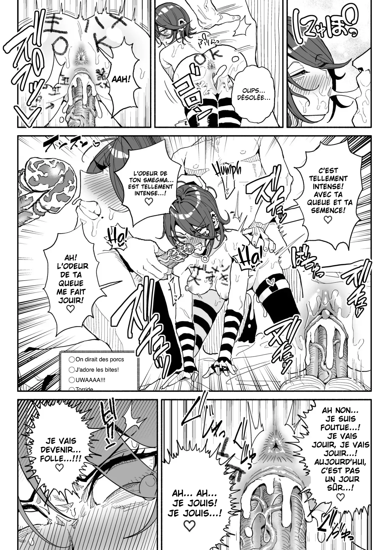 [Chiratsuki Silhouette (Yuuki Fuumi)] Chin Kagi Kei Haishinsha Isshuukan Chinkasu Zamen Seikatsu | une streameuse obsédée par les bites a passé une semaine à manger du sperme et du smegma. [French] [pape245] [Decensored] numero di immagine  29