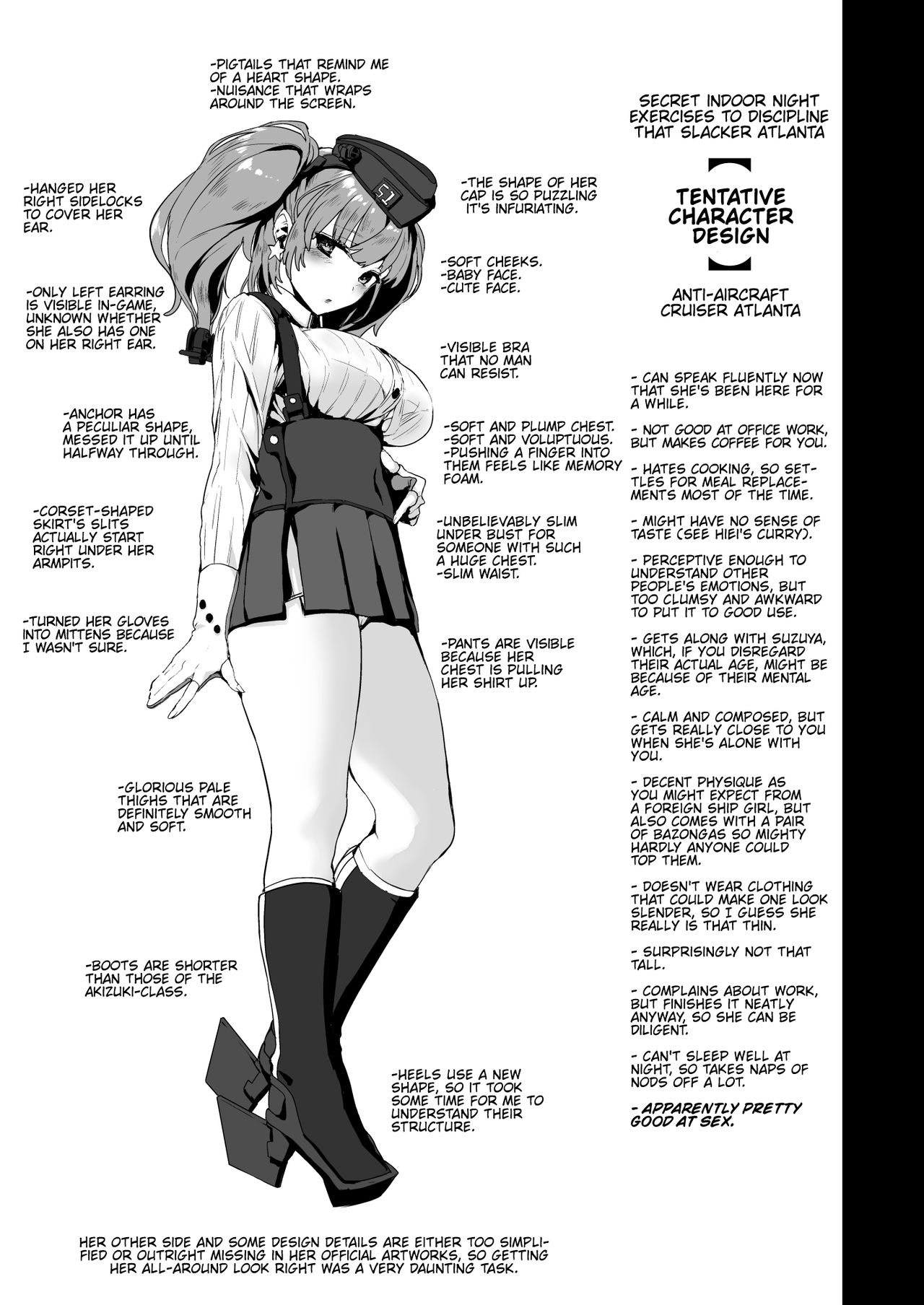 [SNOW*RABBIT (Yukiguni Yuu)] Osabori Musume Atlanta Wakarase Misshitsu Yasei Enshuu | Secret indoor night exercises to discipline that slacker Atlanta  (Kantai Collection -KanColle-) [English] [FeeedTL] [Digital] numero di immagine  24