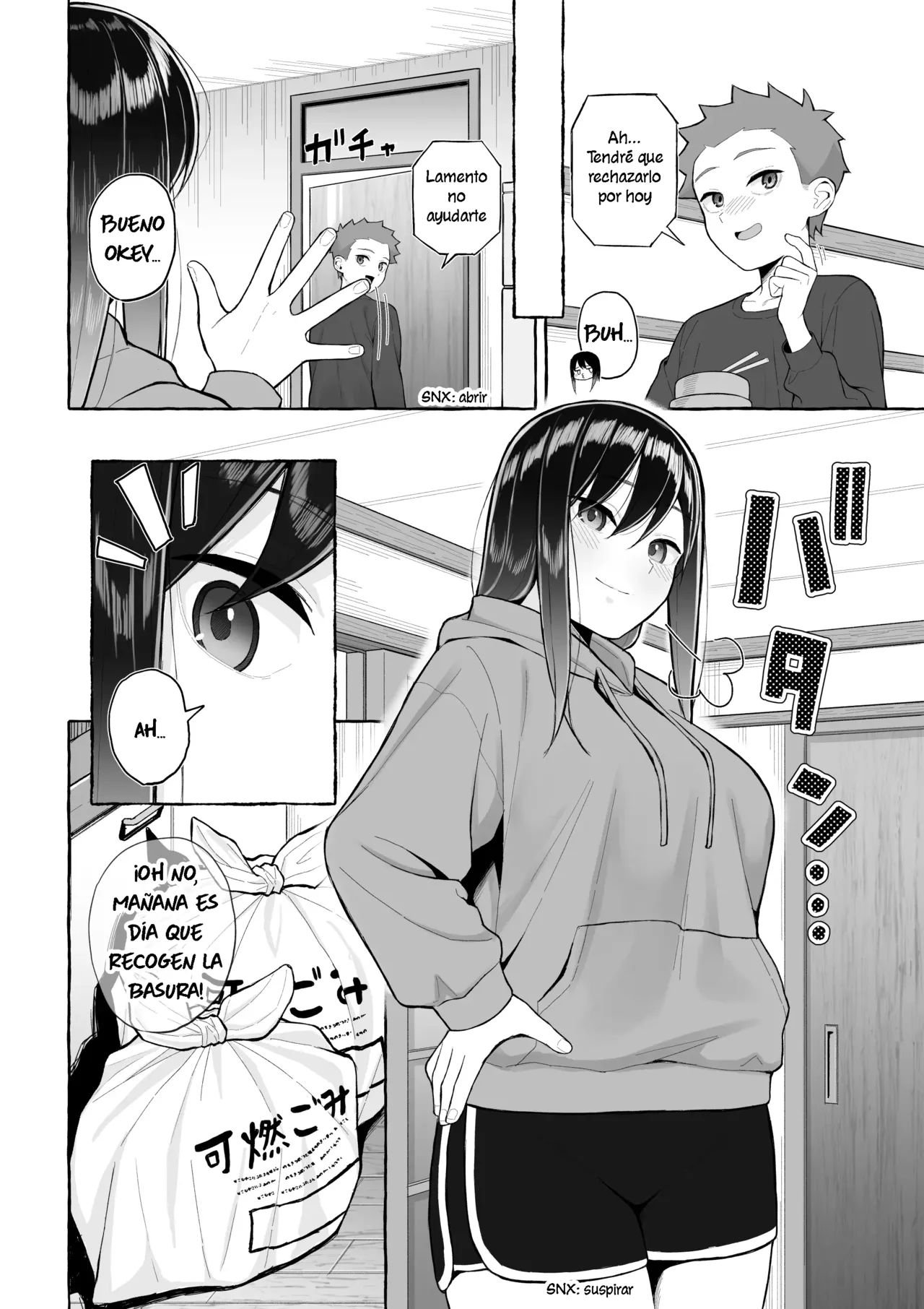 [Toshiue Onee-san Tengoku (Gyouza Teishoku)] Yopparai Nee-chan no Jinsei ga Kouten suru Koudou Henyou｜Una Nee-chan borracha le da color a su vida con una determinada declaración [Spanish] [La Legión Fantasma] 图片编号 7