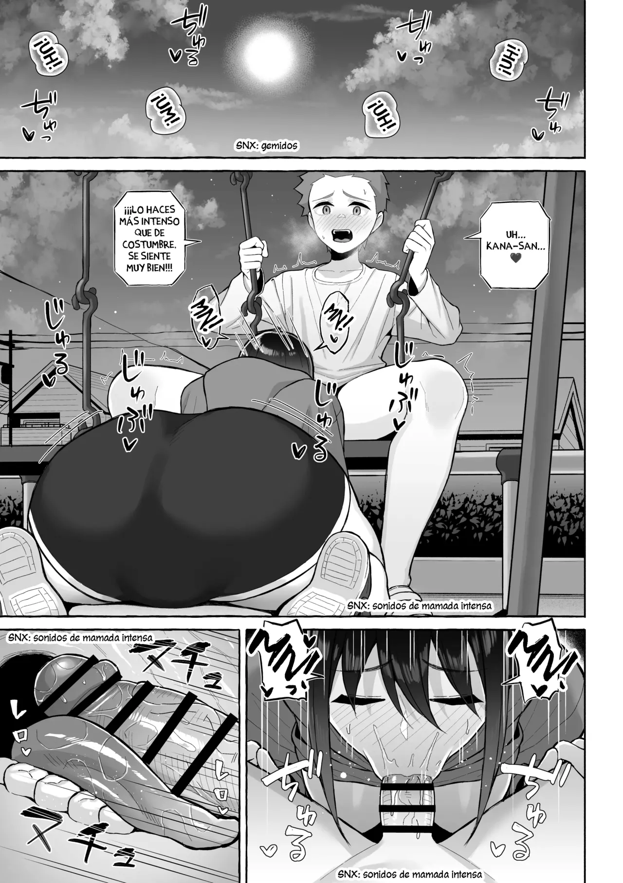 [Toshiue Onee-san Tengoku (Gyouza Teishoku)] Yopparai Nee-chan no Jinsei ga Kouten suru Koudou Henyou｜Una Nee-chan borracha le da color a su vida con una determinada declaración [Spanish] [La Legión Fantasma] 图片编号 22