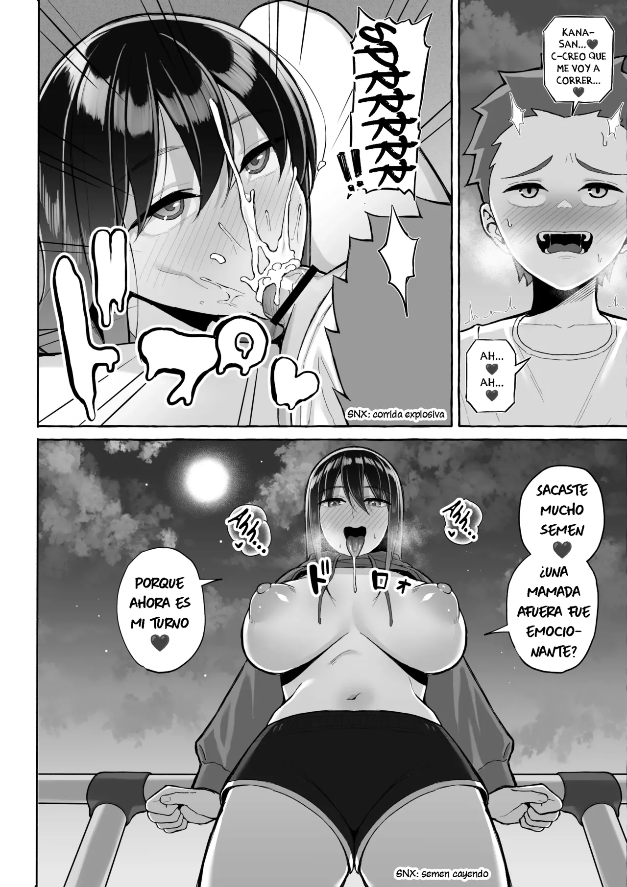 [Toshiue Onee-san Tengoku (Gyouza Teishoku)] Yopparai Nee-chan no Jinsei ga Kouten suru Koudou Henyou｜Una Nee-chan borracha le da color a su vida con una determinada declaración [Spanish] [La Legión Fantasma] 图片编号 23