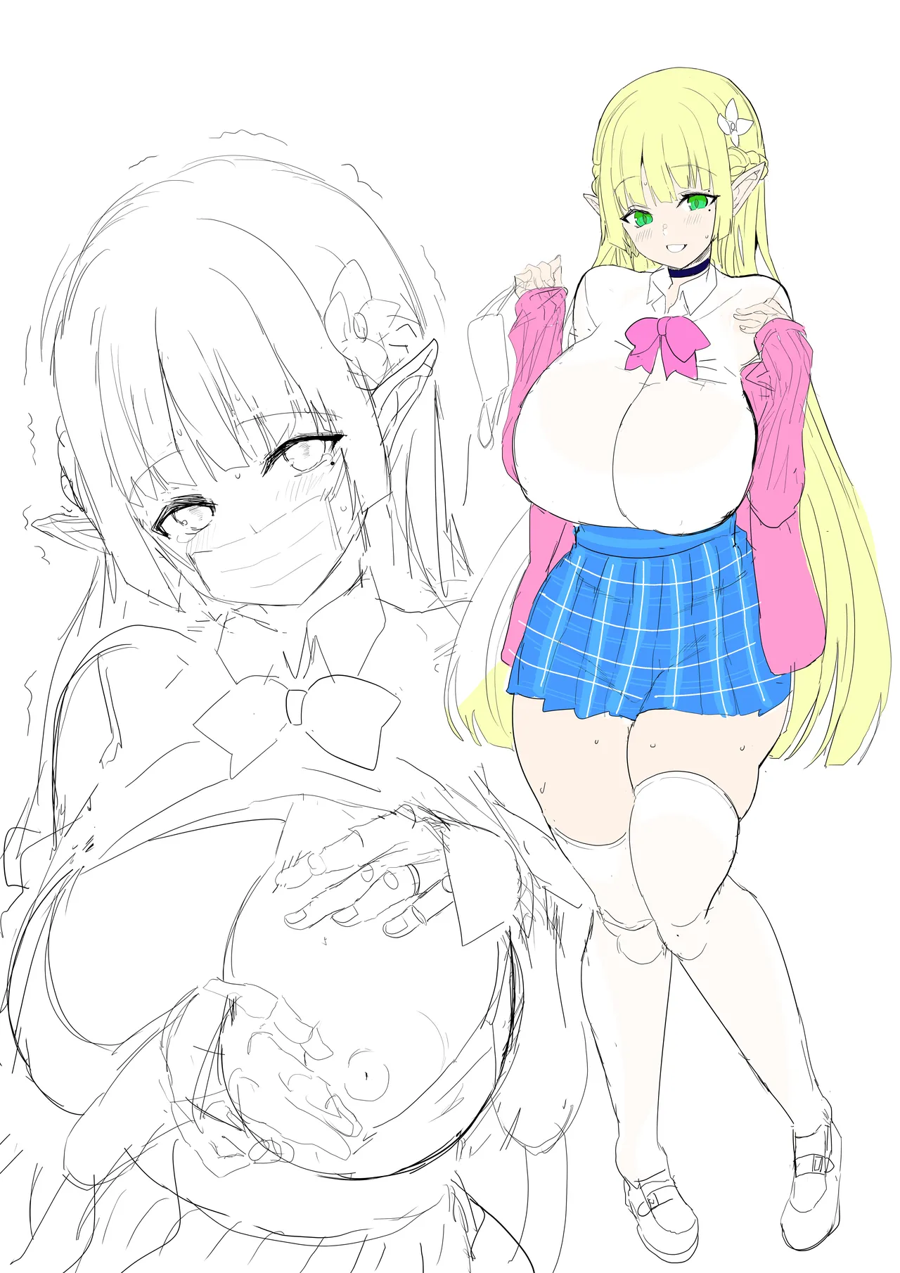 [Union Bust (Kazutaro)] Kanzen ni Gal Ochi Shita Ryuugakusei Elf no Shidouhou [Digital] image number 40