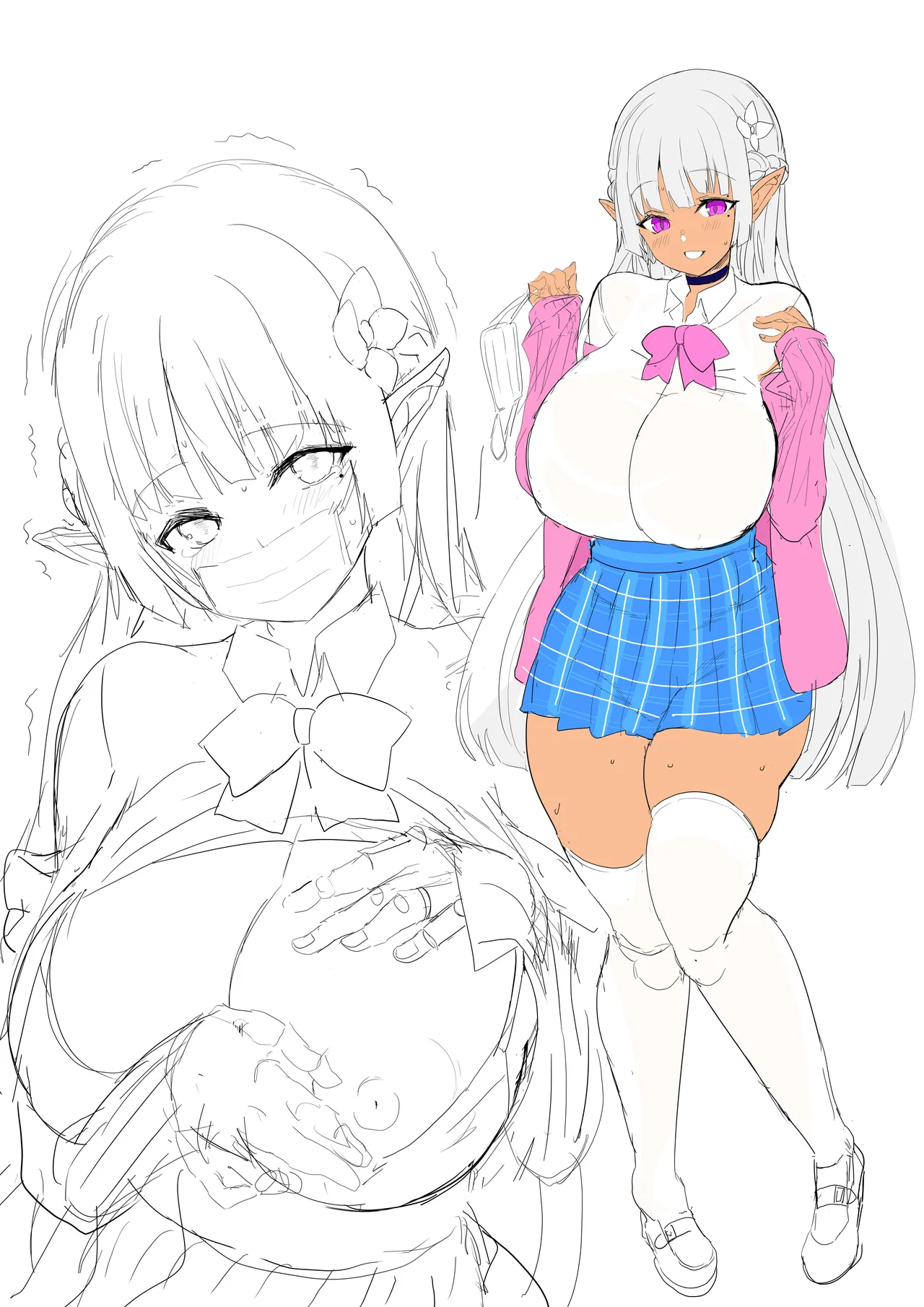 [Union Bust (Kazutaro)] Kanzen ni Gal Ochi Shita Ryuugakusei Elf no Shidouhou [Digital] image number 41