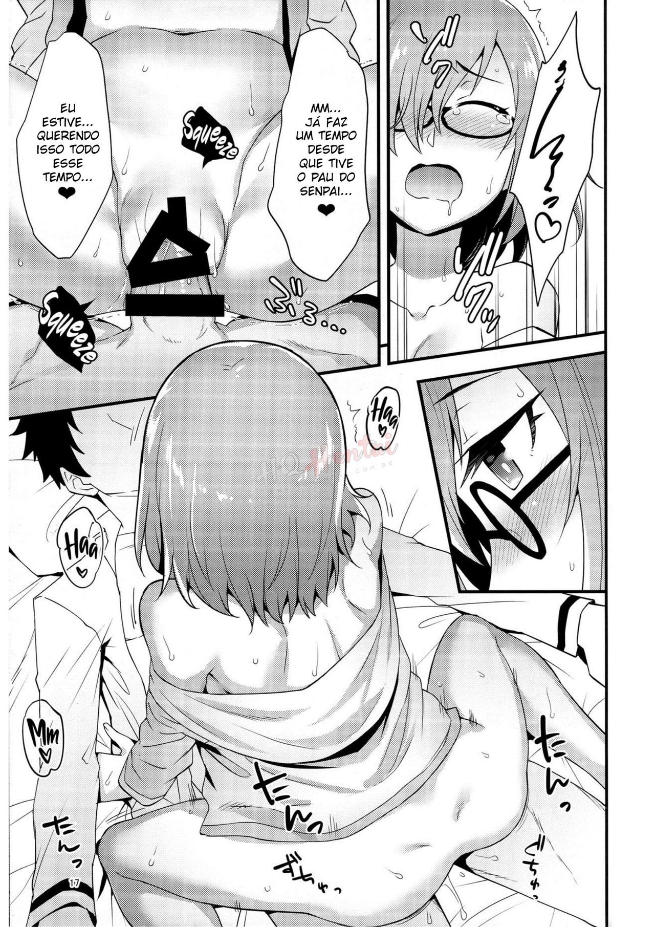 (C95) [Kami No Misosiru (Ono Misao)] Mash ga Event de Neteru Senpai ni Itazura Suru Hon | Book About Mashu Molesting Senpai Who Is Sleeping Due to an Event (Fate/Grand Order) [Portuguese-BR] [HQHentai.com.br] 画像番号 16