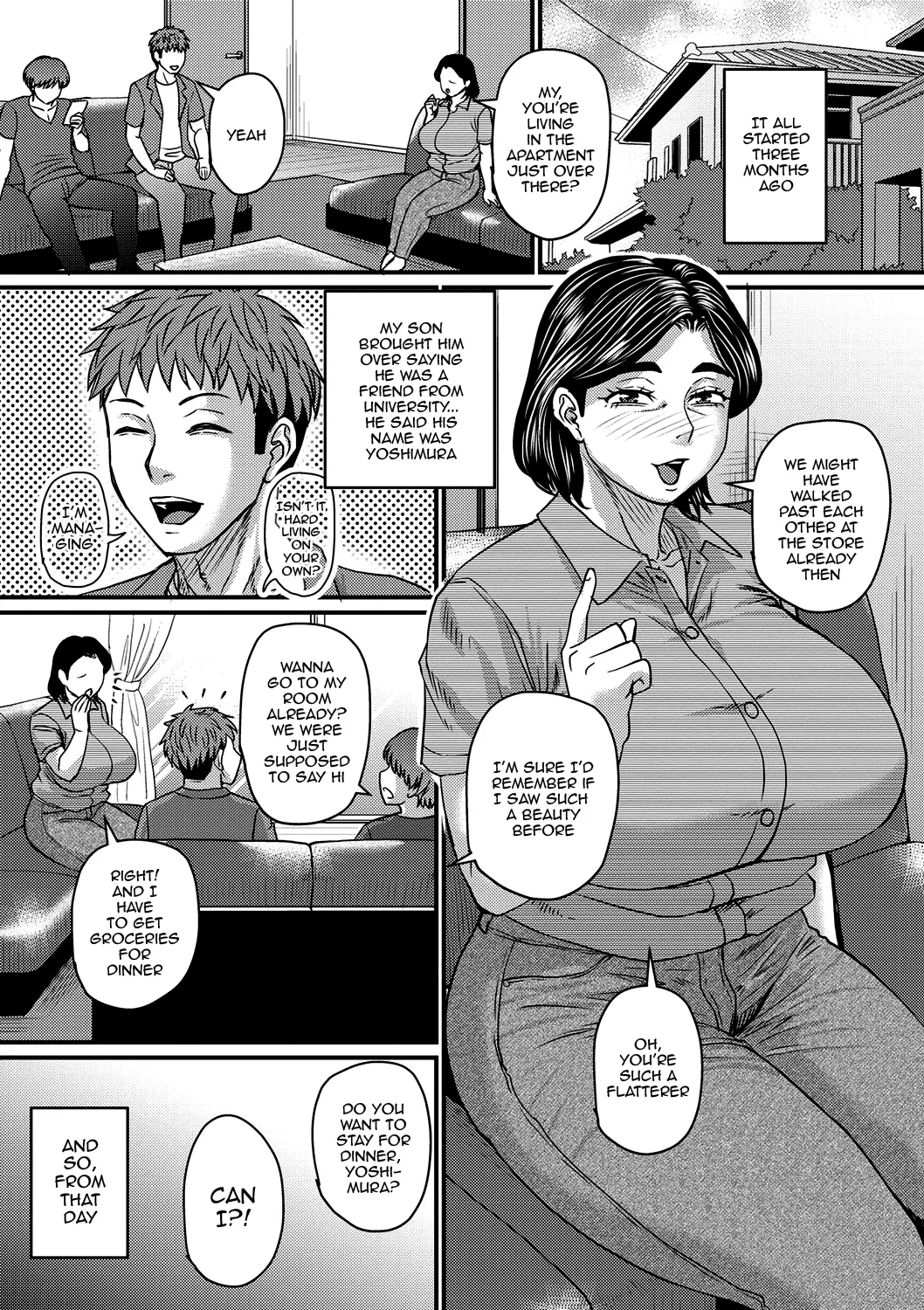 [Jirou] Jukujo Hitozuma wa Yudan Shigachi? | Mature Housewives Are Prone To Letting Their Guard Down (COMIC Masyo 2024-12) [English] {Doujins.com} [Digital] image number 5