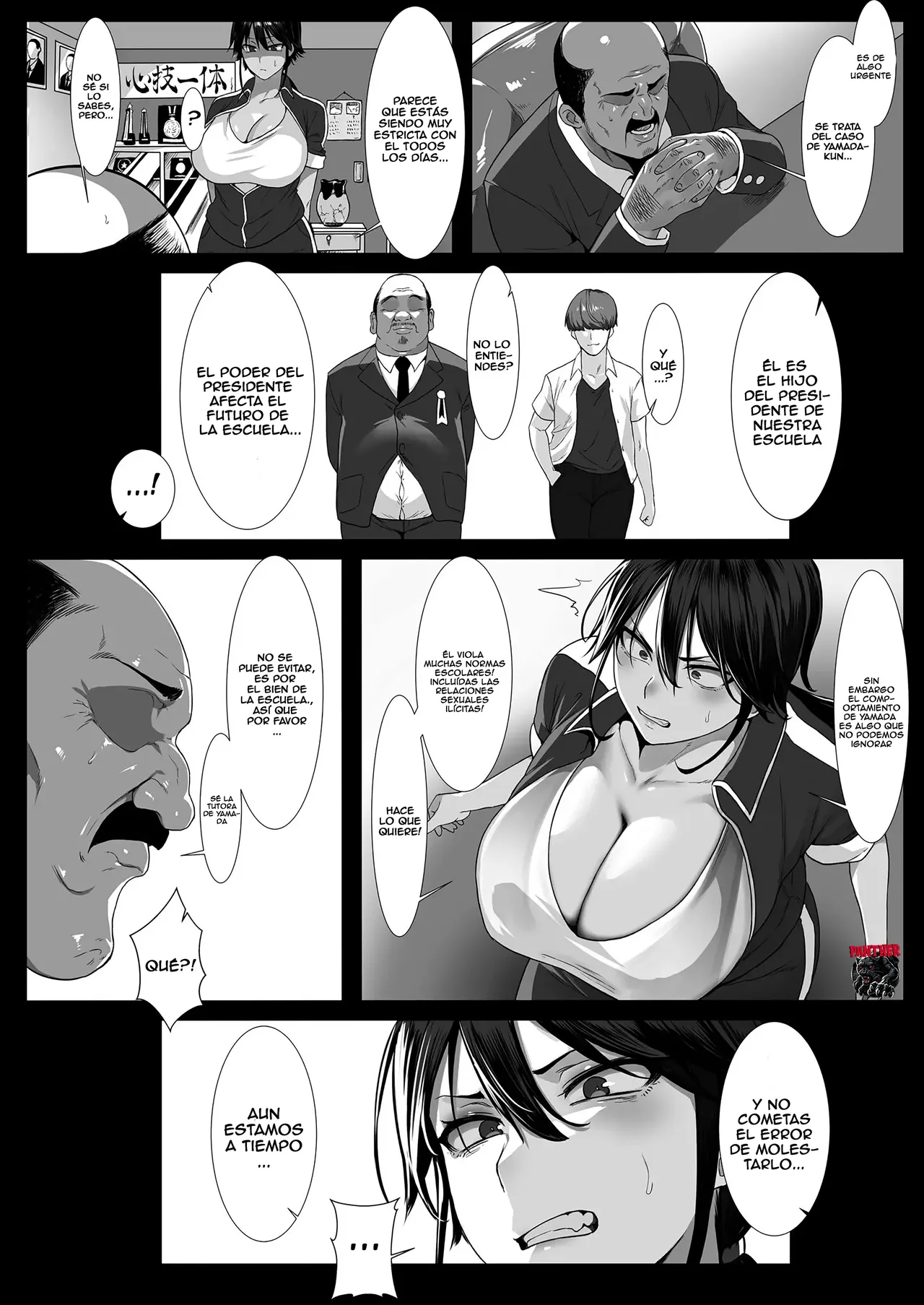 [yesman] Onna Kyoushi ha Zetsurin Koubi de Mesu ni Naru (1) | Mi maestra se vuelve mujer por tener sexo bestial [Spanish] [Panther Scan] Bildnummer 6