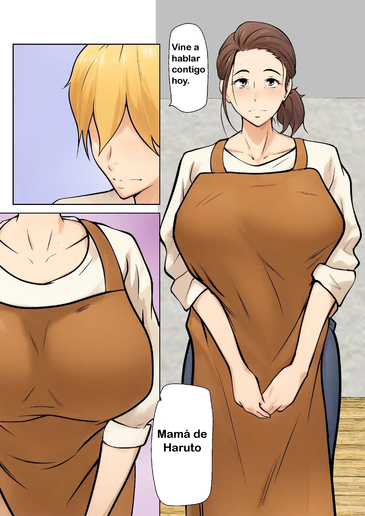 [Pentacle (Shimipan)] Musuko no Tomodachi to no Giji Renai｜Pseudo Romance con el Amigo de Mi Hijo [Spanish] [RYU.SHINS] image number 5