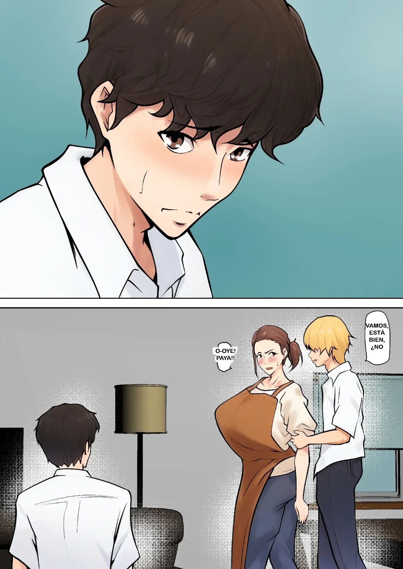 [Pentacle (Shimipan)] Musuko no Tomodachi to no Giji Renai｜Pseudo Romance con el Amigo de Mi Hijo [Spanish] [RYU.SHINS] image number 14