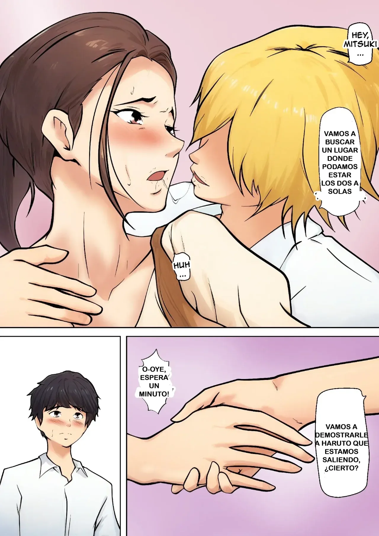 [Pentacle (Shimipan)] Musuko no Tomodachi to no Giji Renai｜Pseudo Romance con el Amigo de Mi Hijo [Spanish] [RYU.SHINS] image number 18