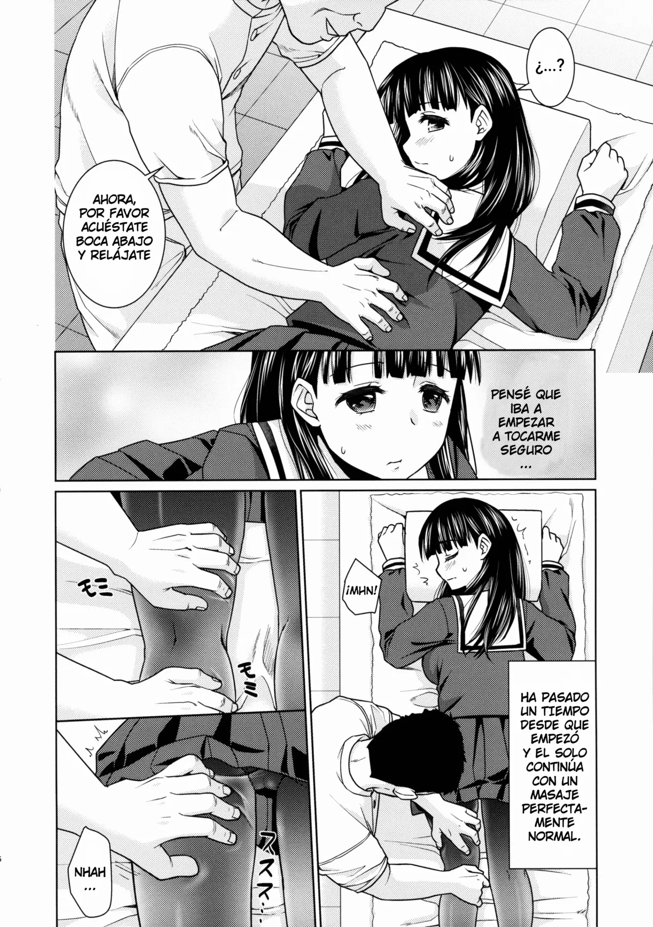 [F Taku (Anma)] Iya da to Ienai Jimikei Shoujo to Ero Seitaishi 1 y 2 en español. 画像番号 31