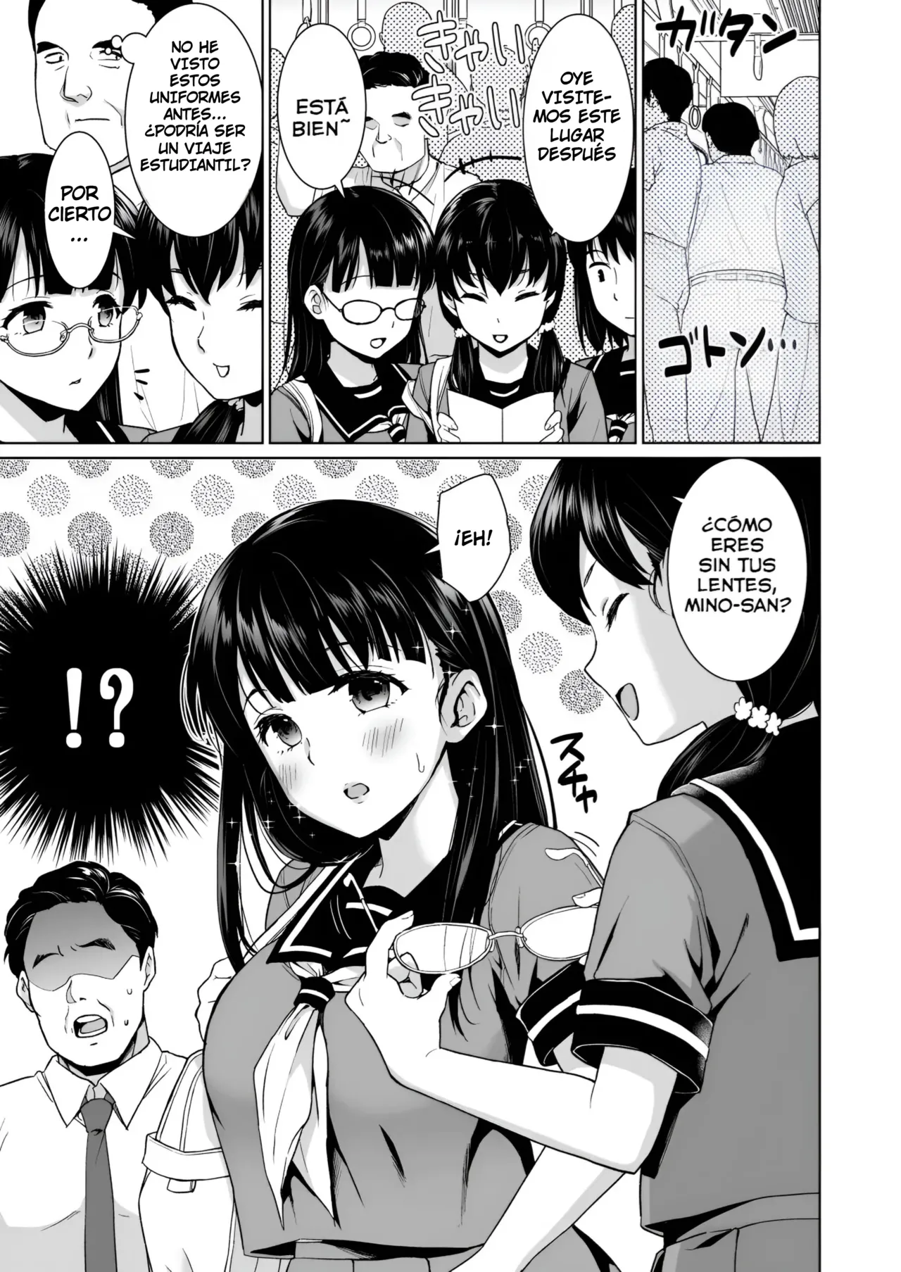 Anma (F Taku), Iya da to Ienai Jimikei Shoujo to Chikan Densha en español sin censura. 画像番号 2