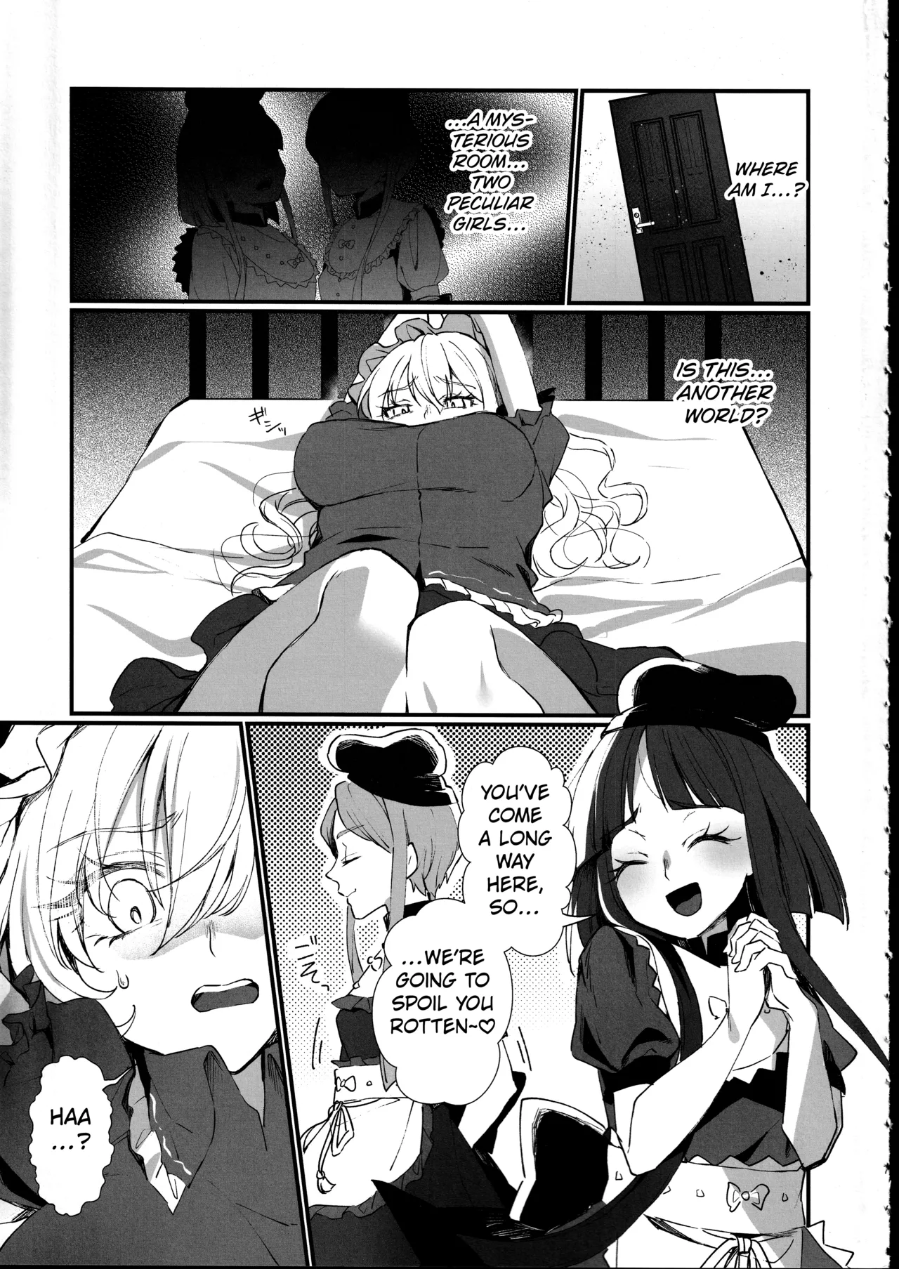 (Kagaku Seiki no Cafe Terrace 13) [Onecoin (Nakajima Kaede)] Tobira no Mukou de (Touhou Project) [English] [Kuraudo] изображение № 6