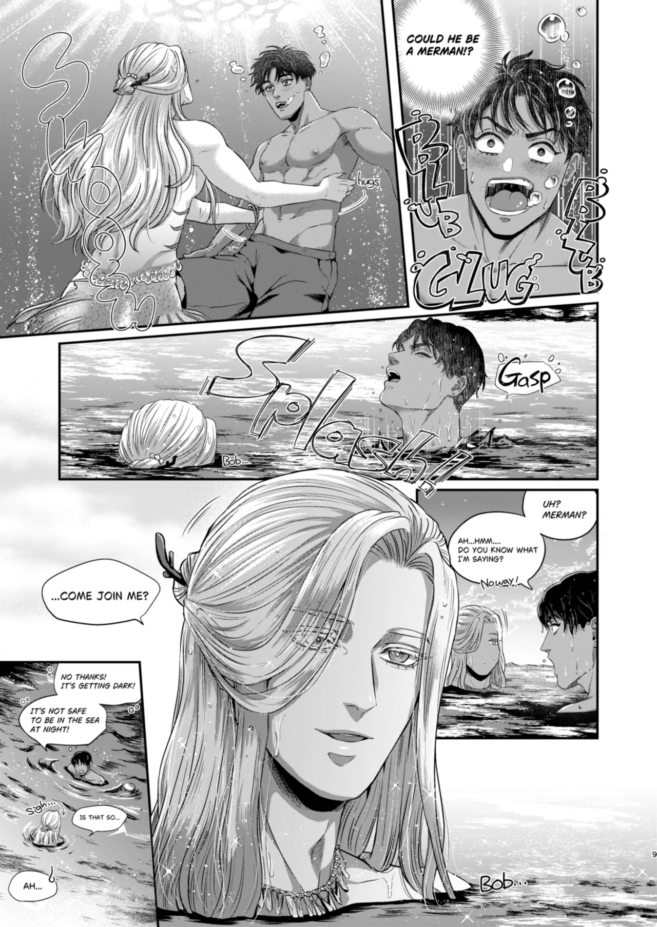 [GOE (BOTAN)] Beautiful merman is a cuntboy [English] Bildnummer 8